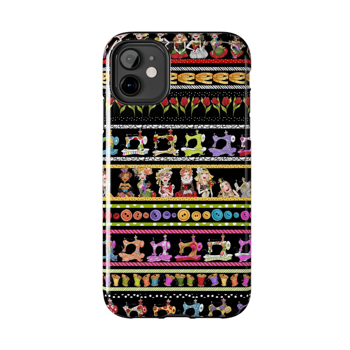 Curious Border Black Phone Case