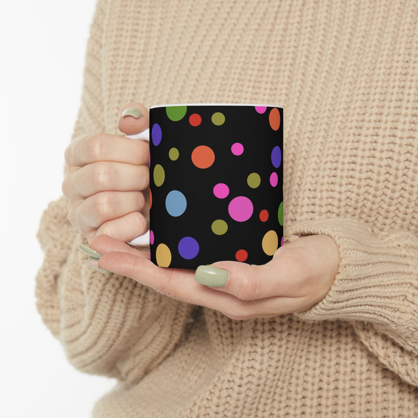 Dot Assortment Black Cup