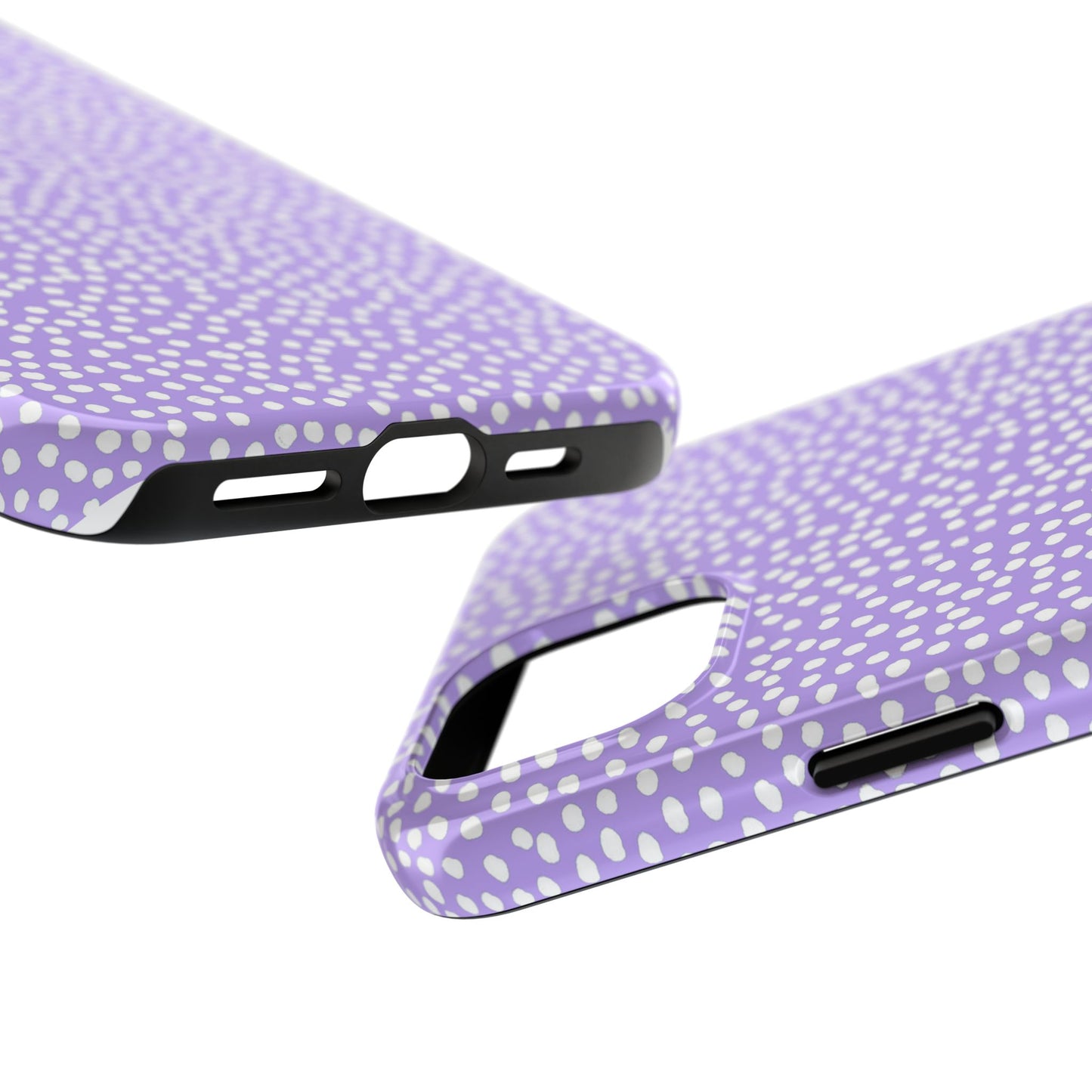 Bitty Dots Lilac / White Phone Case