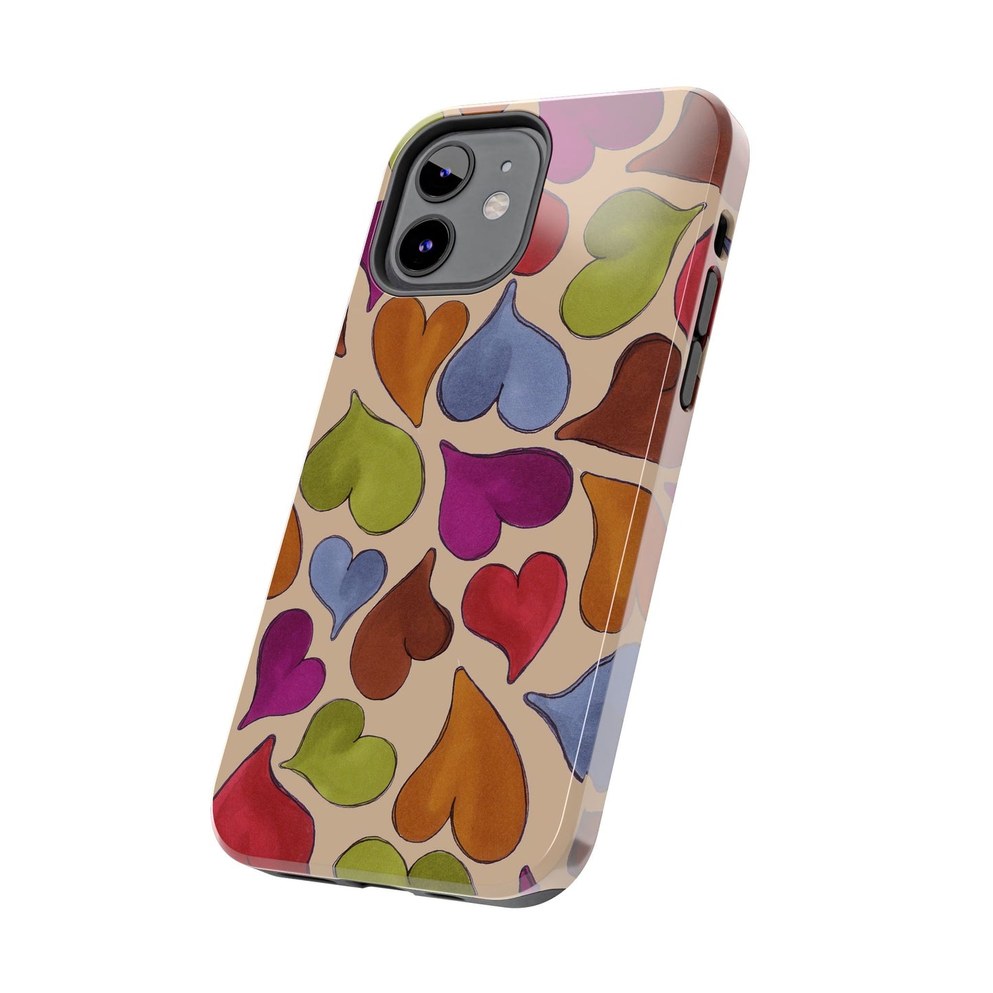 Big Hearted Khaki Phone Case