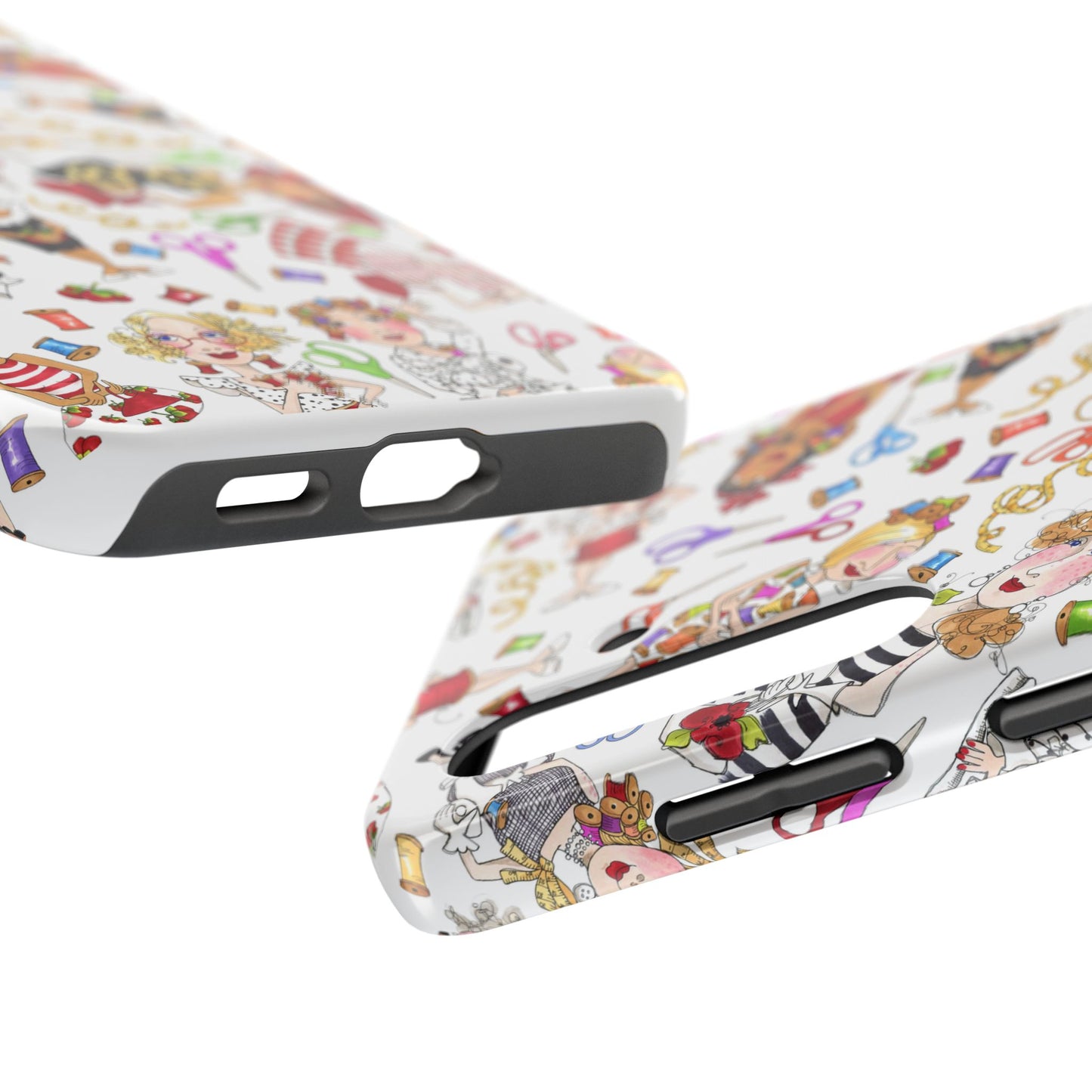 Sew Tossed White Phone Case