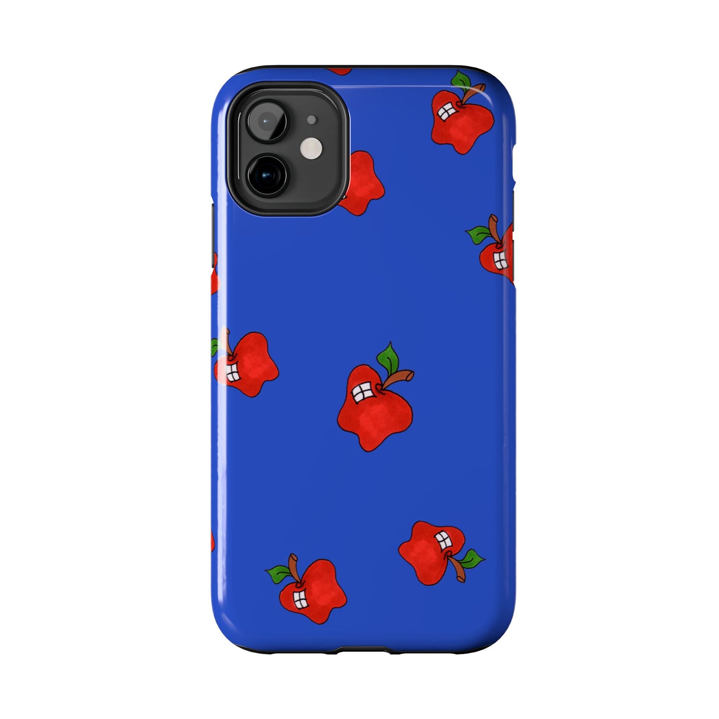 Flying Apples Blue Phone Case