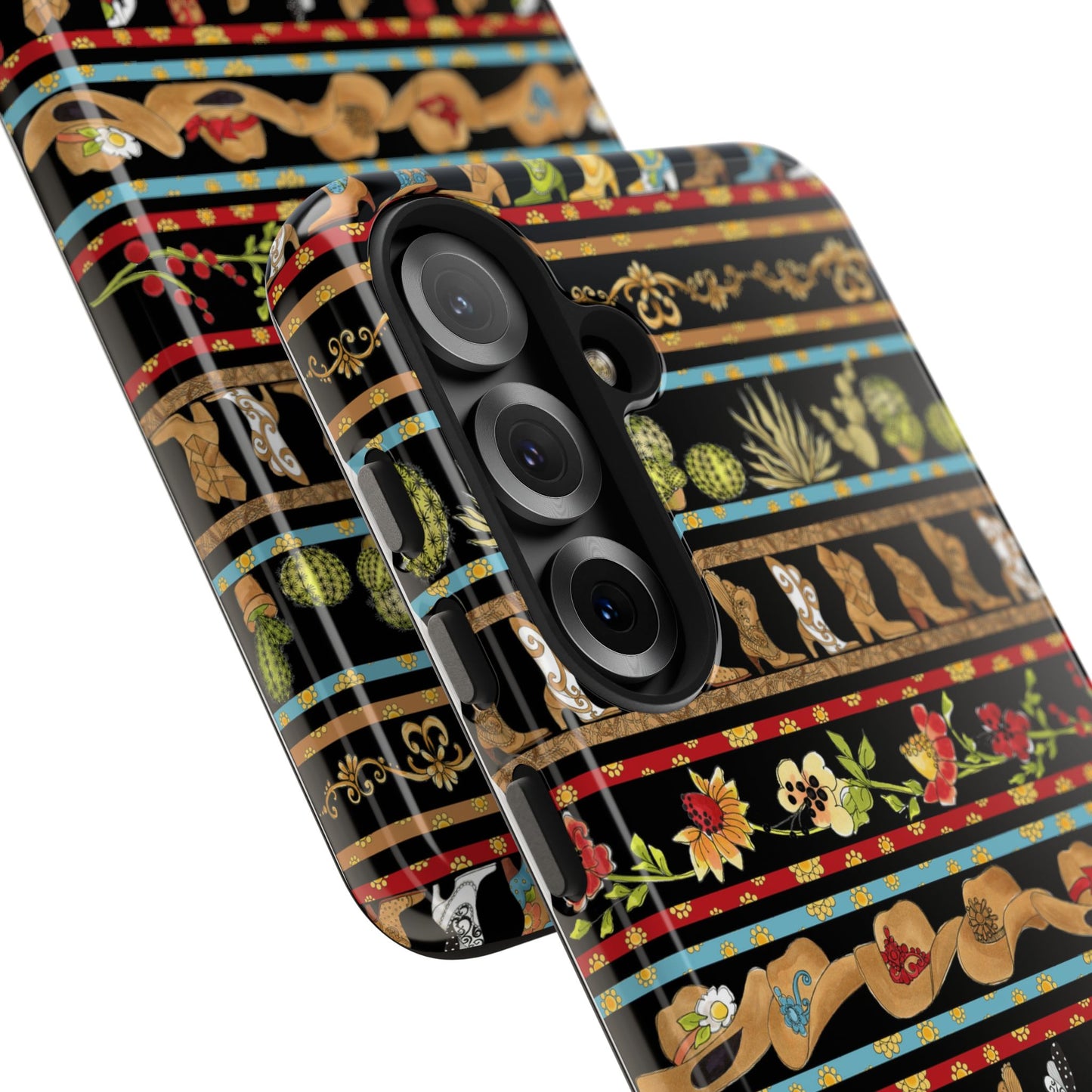 Whoa Borders Black Phone Case