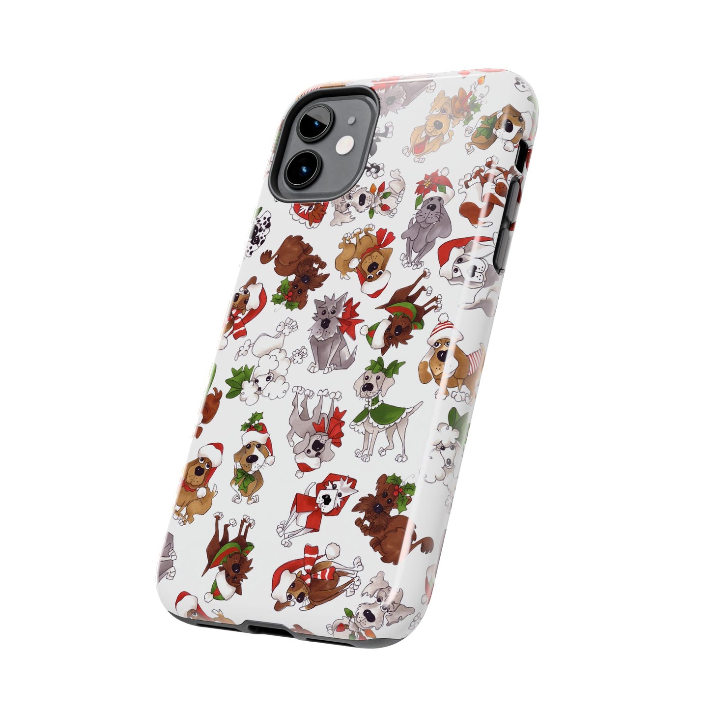 Doggie Toss White Phone Case