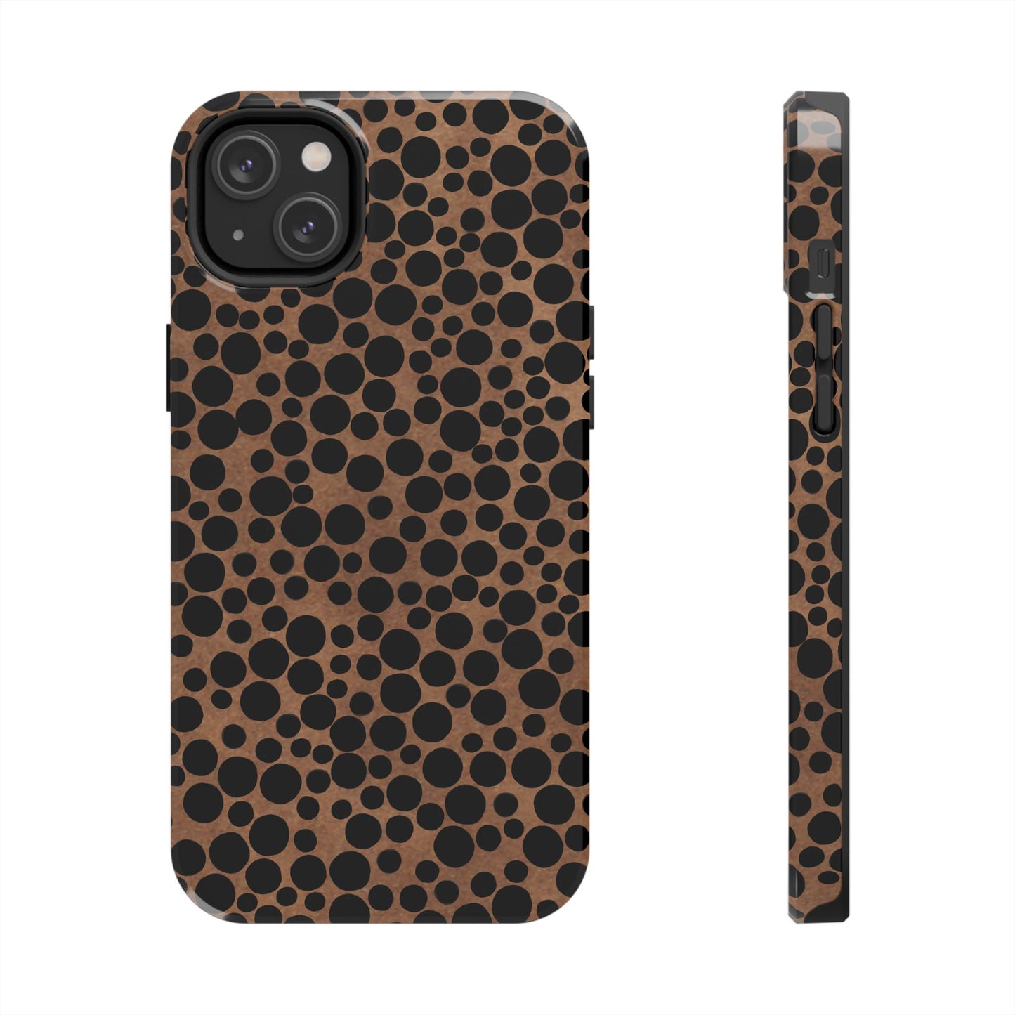 Felt Dots Caramel Phone Case