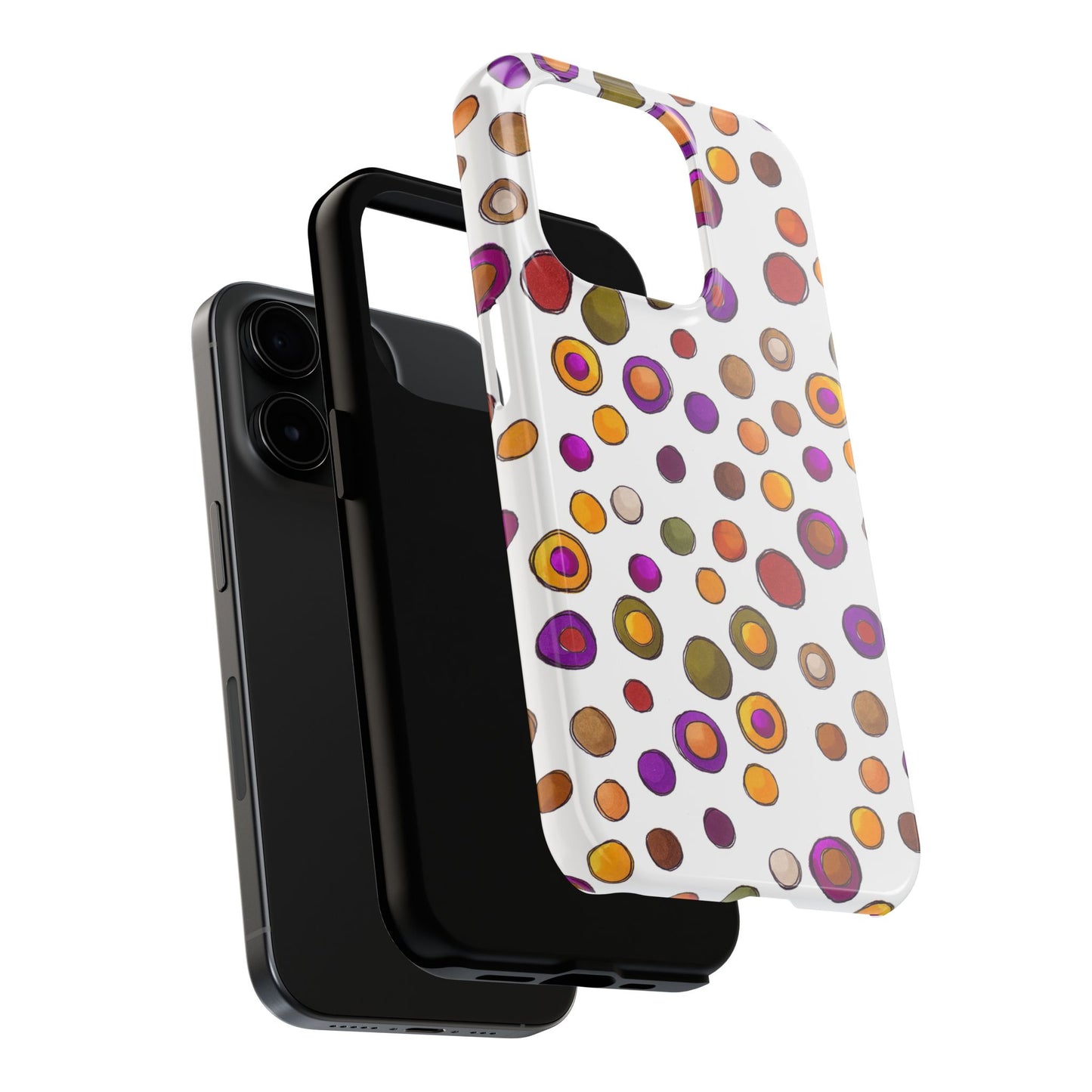 Sesame Dot White Phone Case