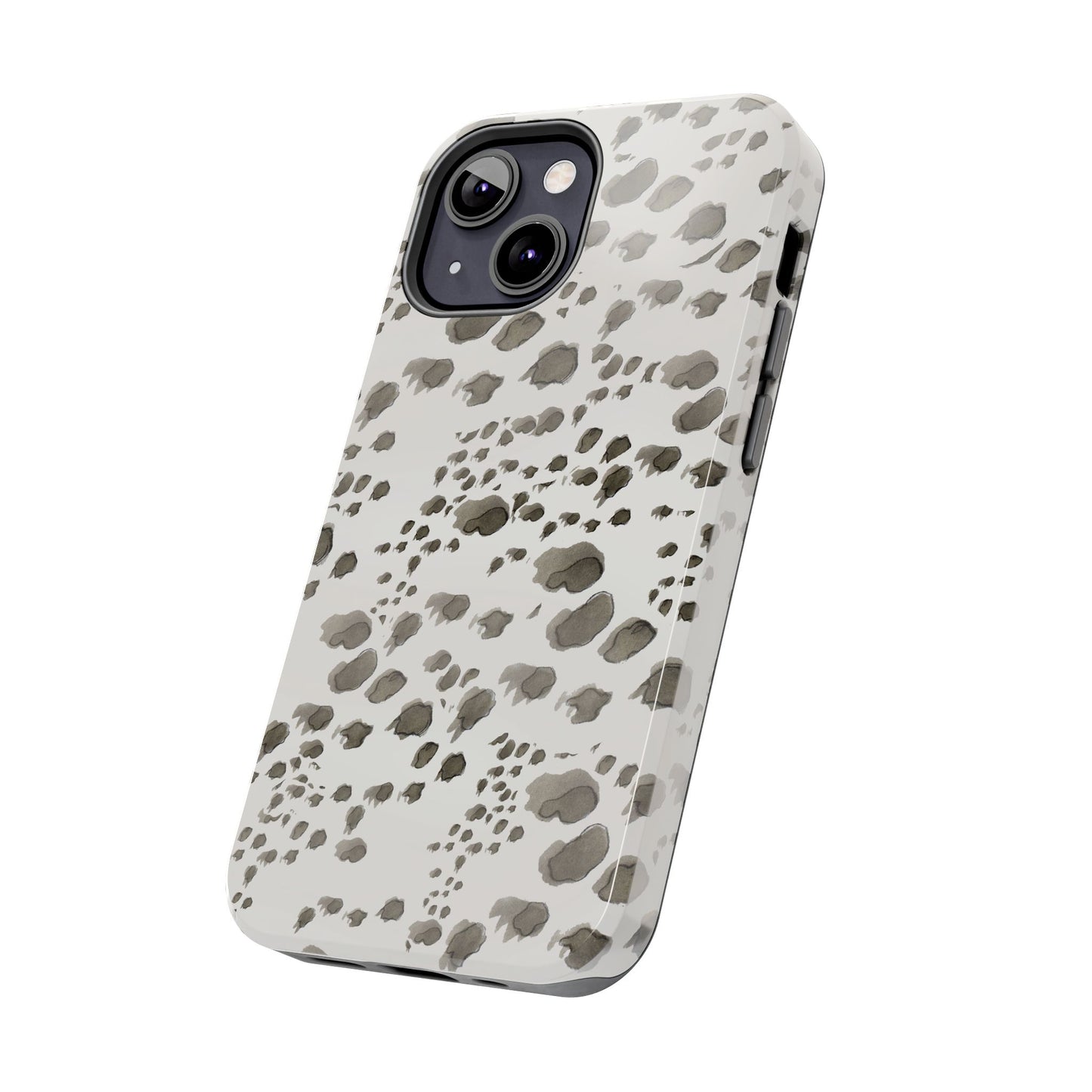 Kitty Dots Gray Phone Case