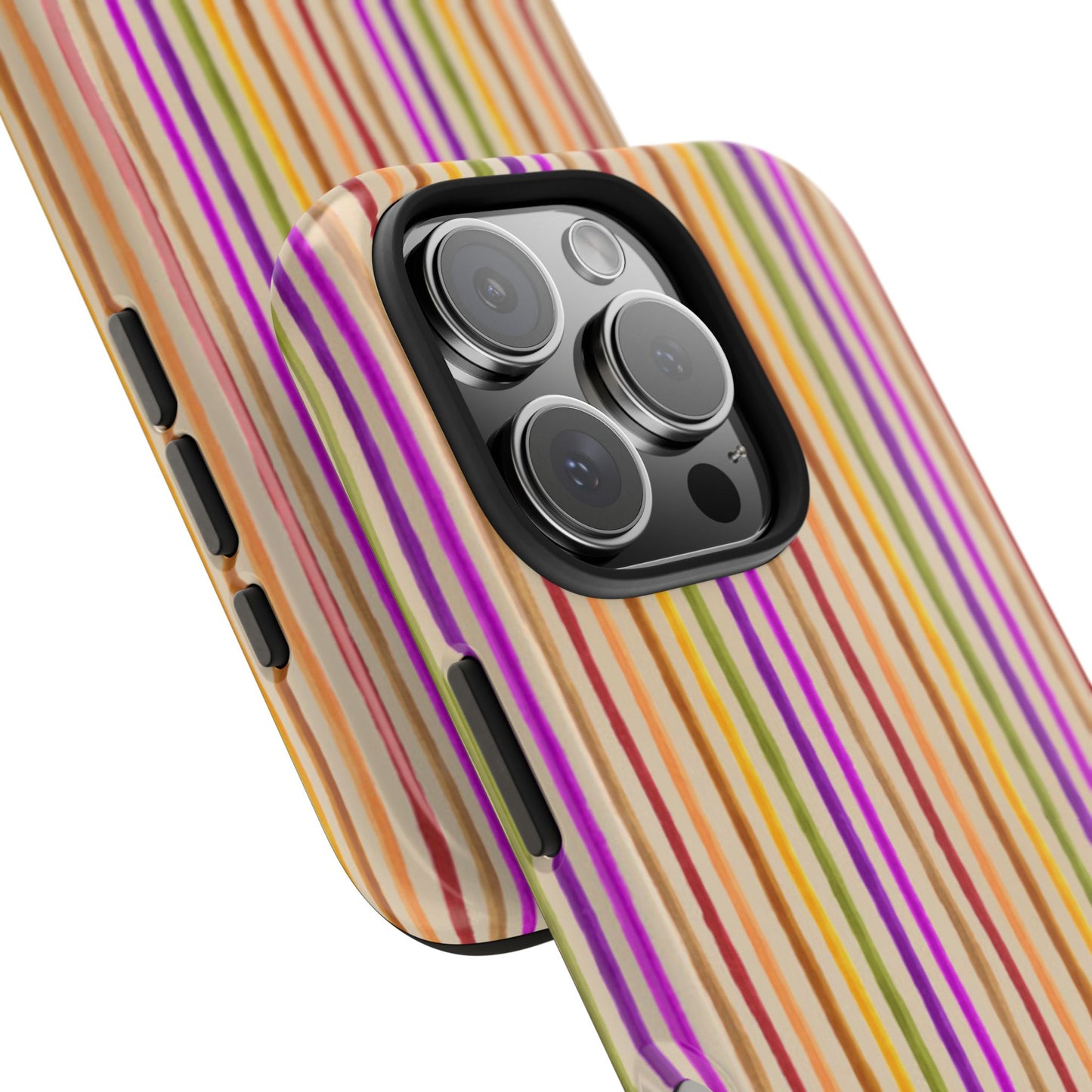 Spice Stripe Muslin Phone Case