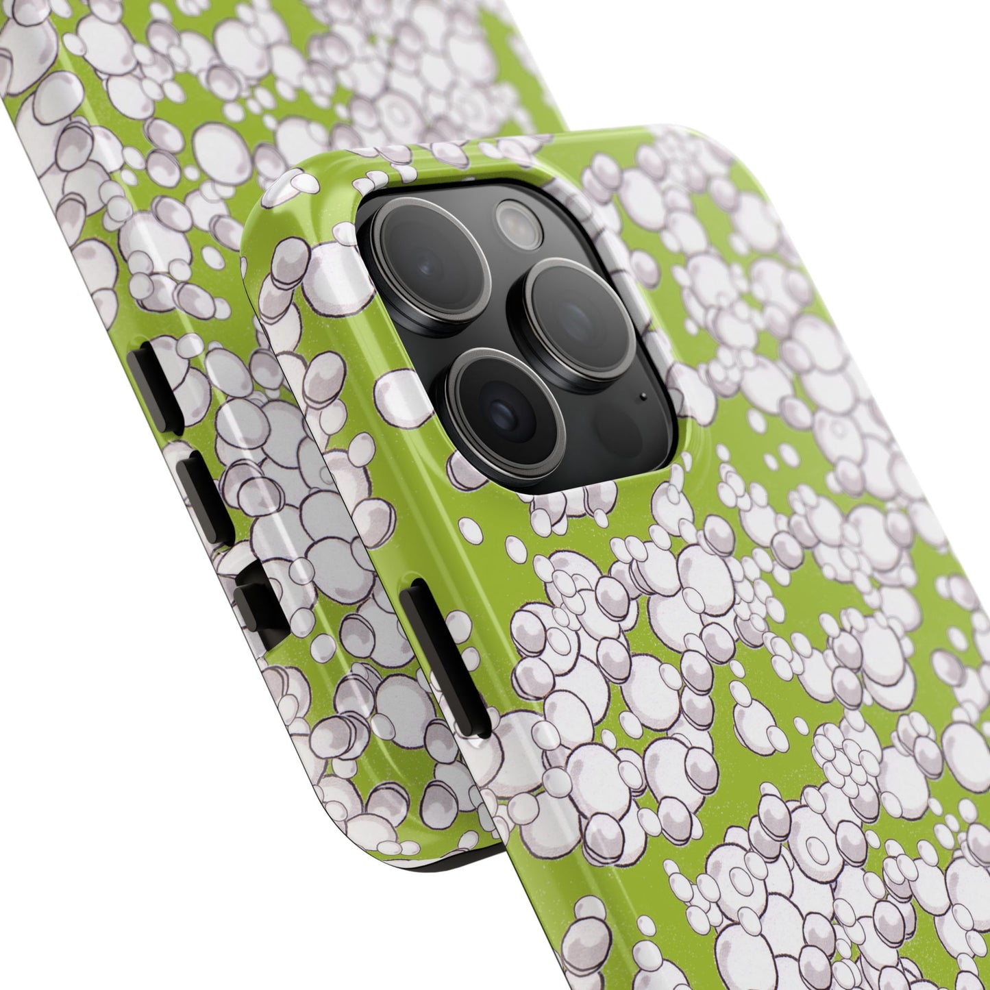 Bubble Dots Green Phone Case