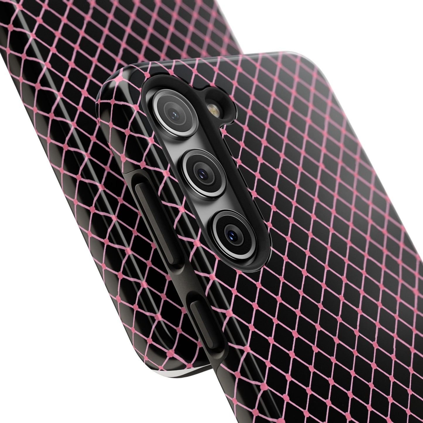 Cyclone Fence Black / Pink Phone Case