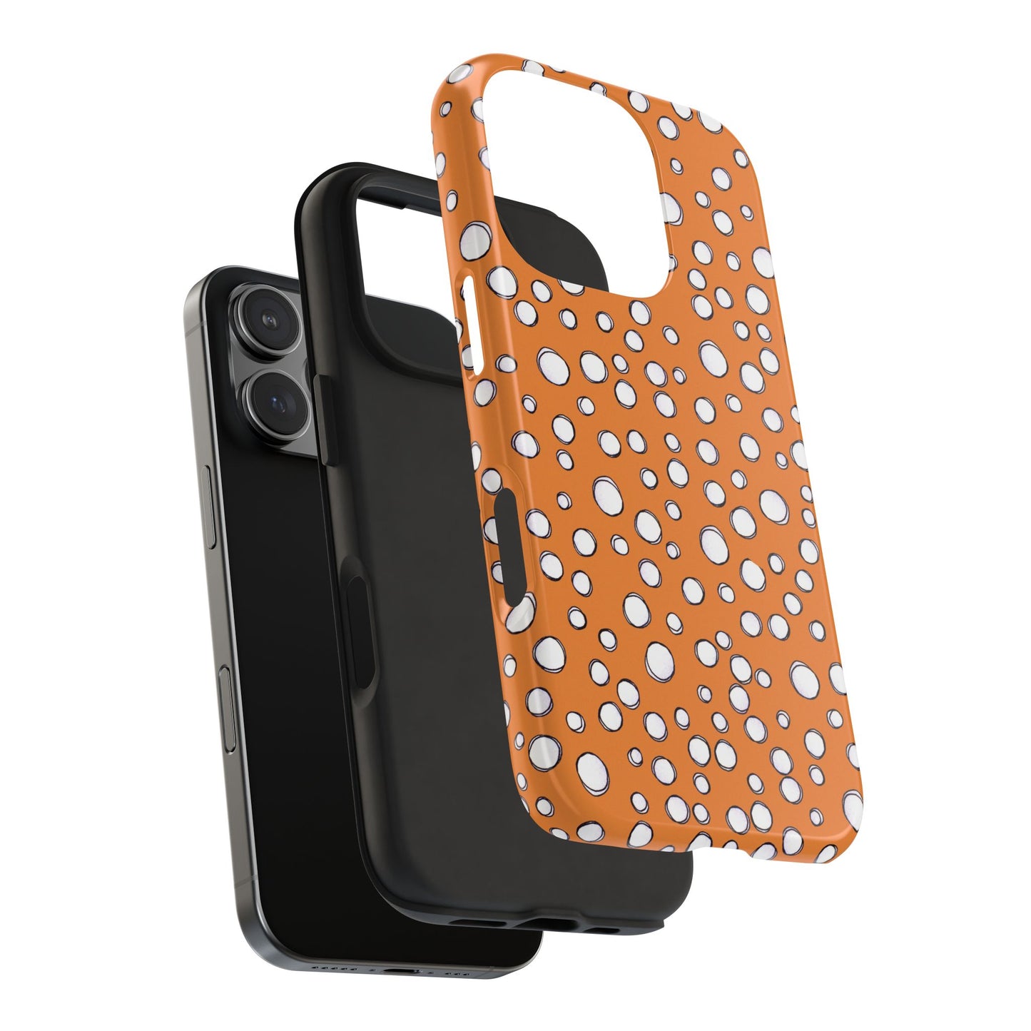 Pot Dots Orange Phone Case