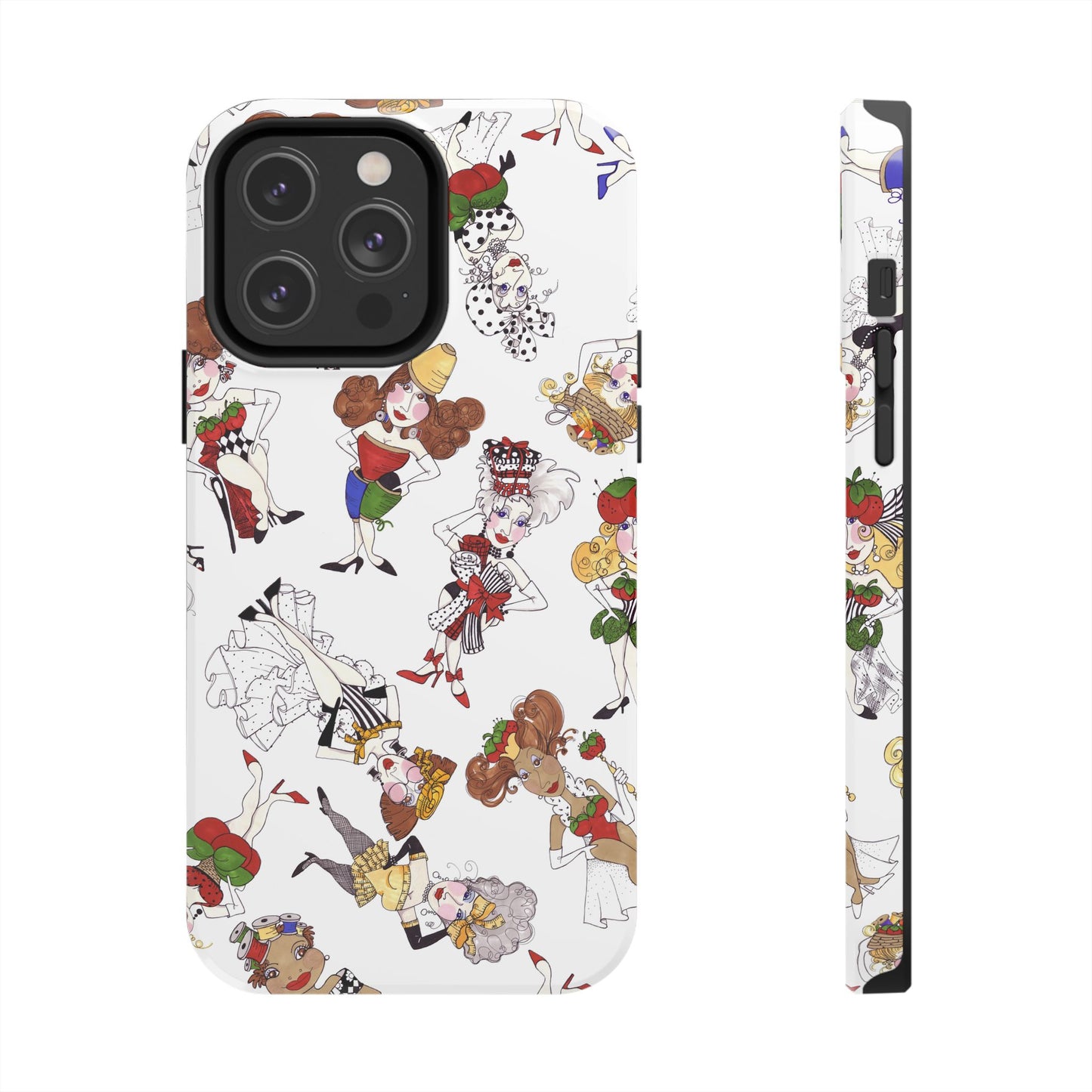 Sew Tossed White Phone Case