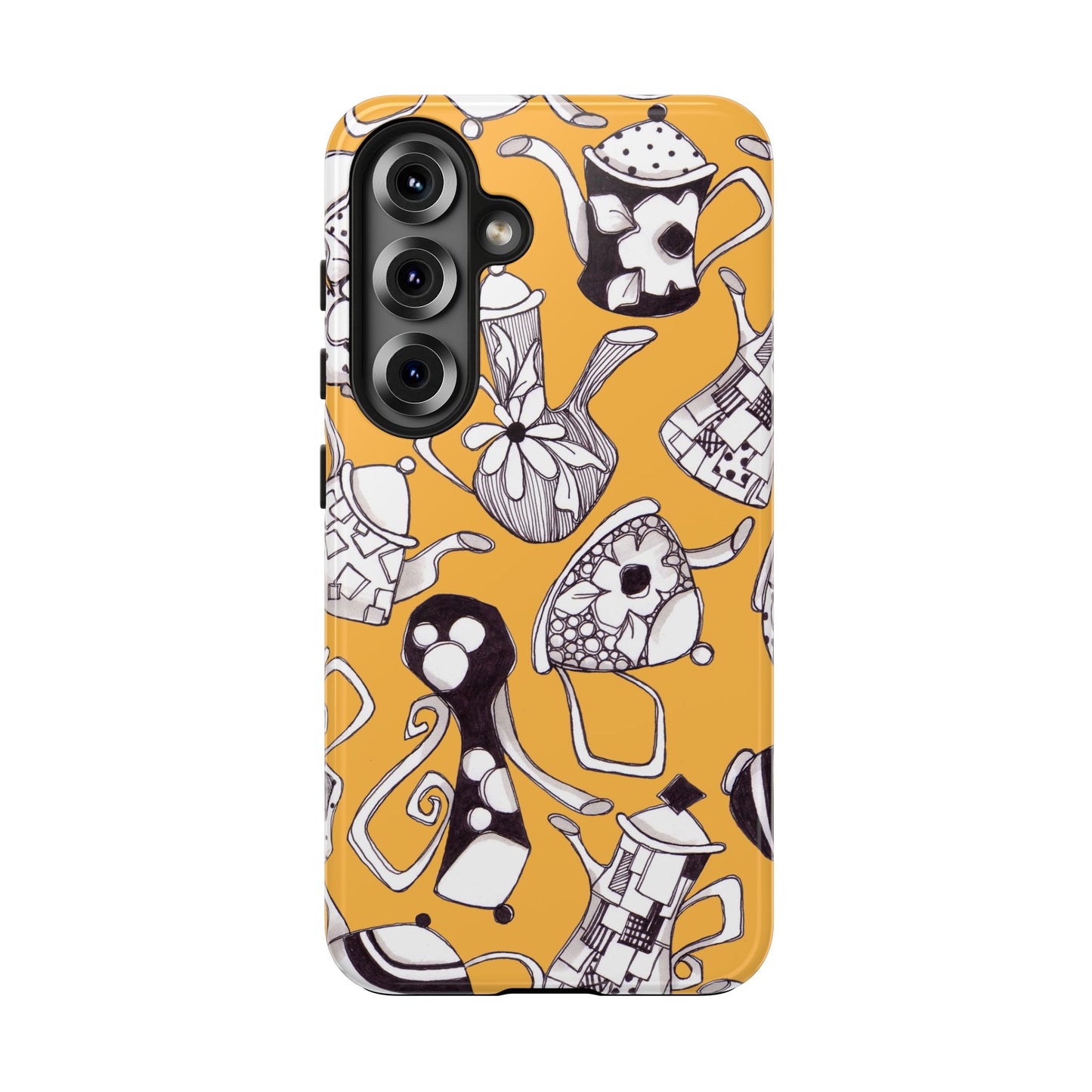 Fancy Pots Yellow Phone Case