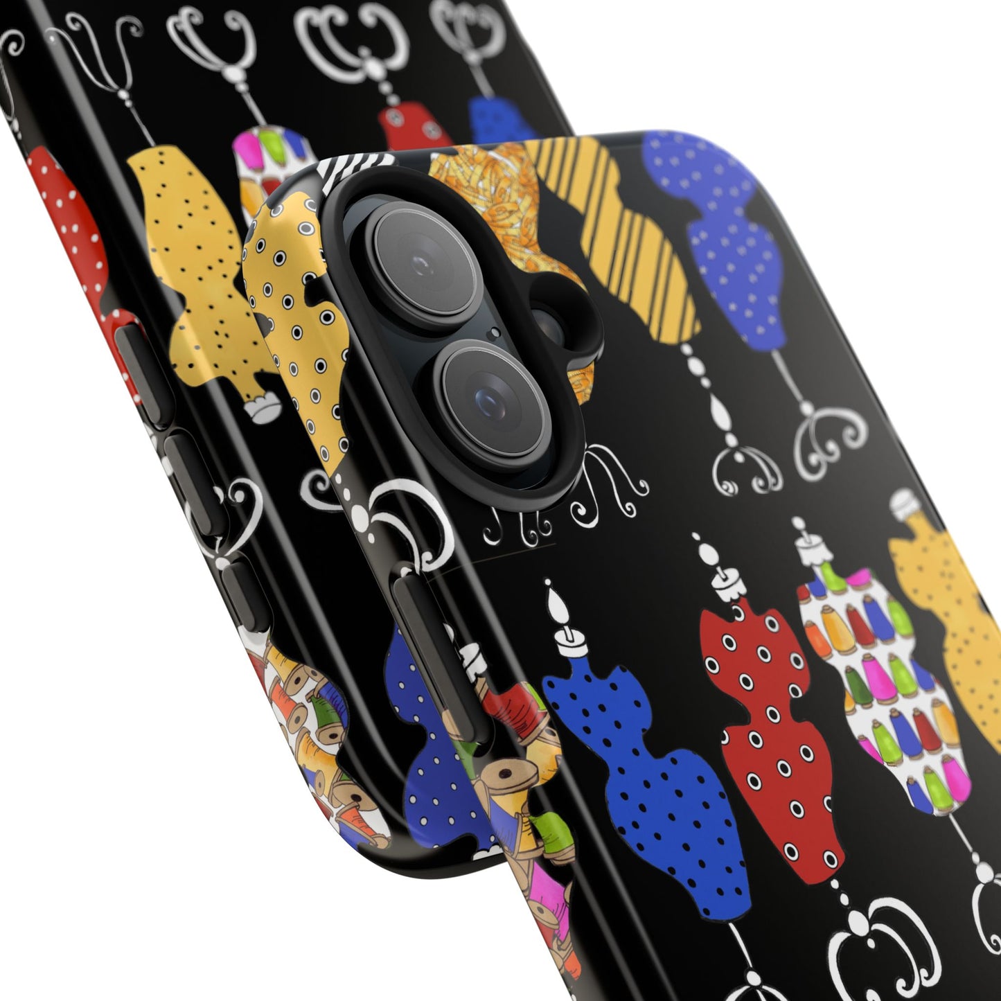 Go Figure Black / Multi Phone Case