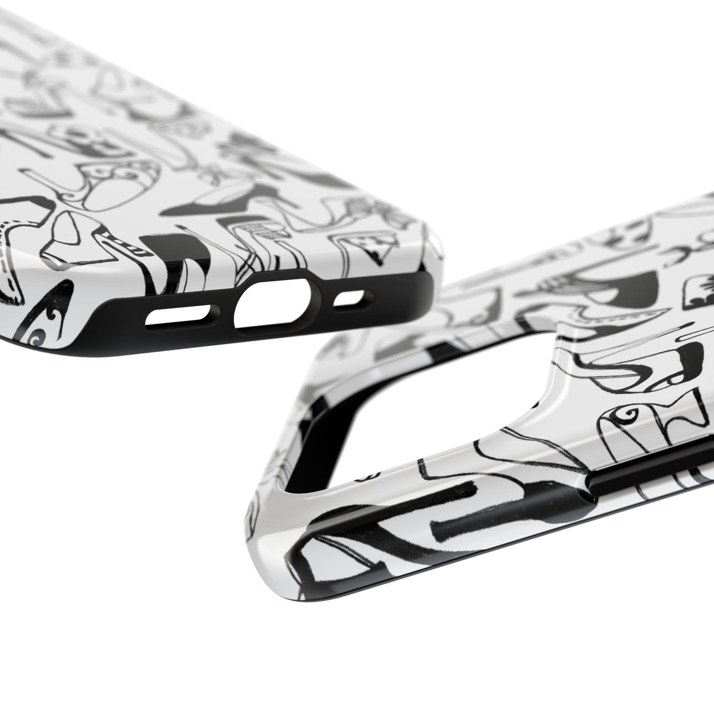 A Few Shoes White / Black Phone Case