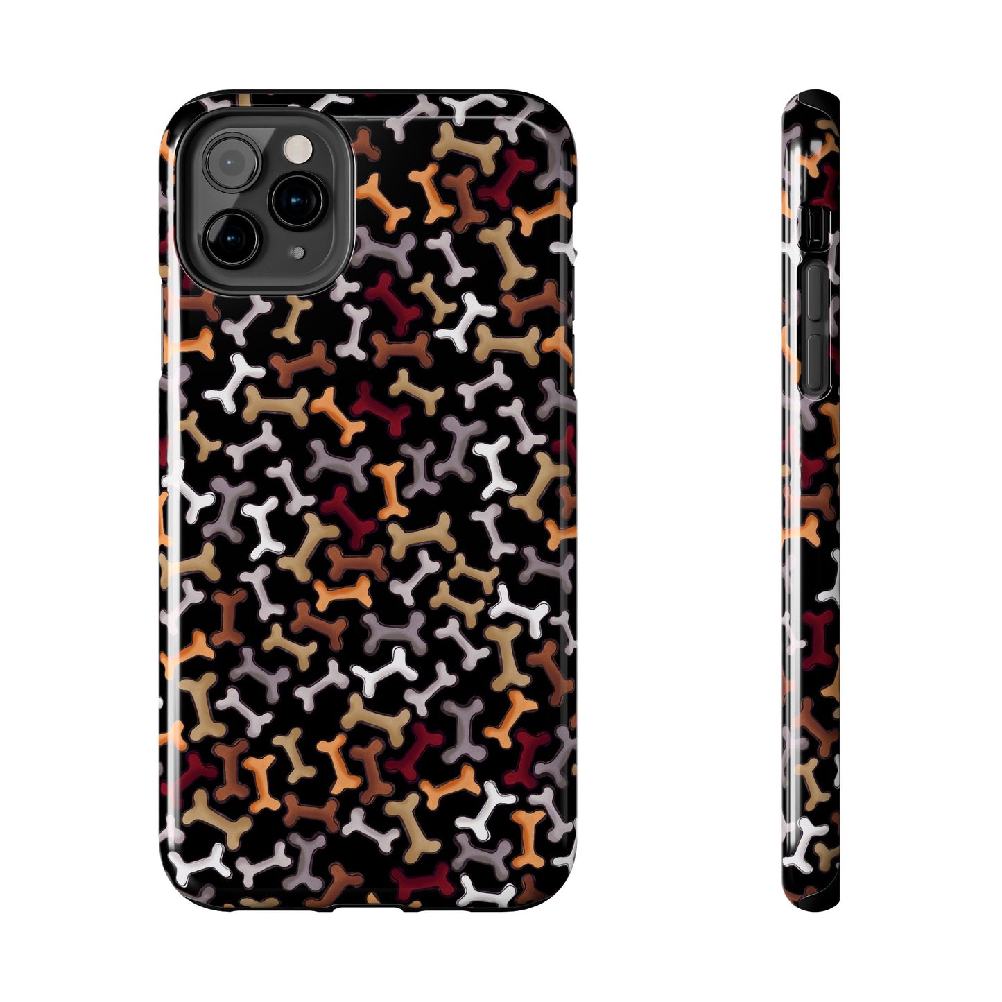 Dog Bones Black Phone Case