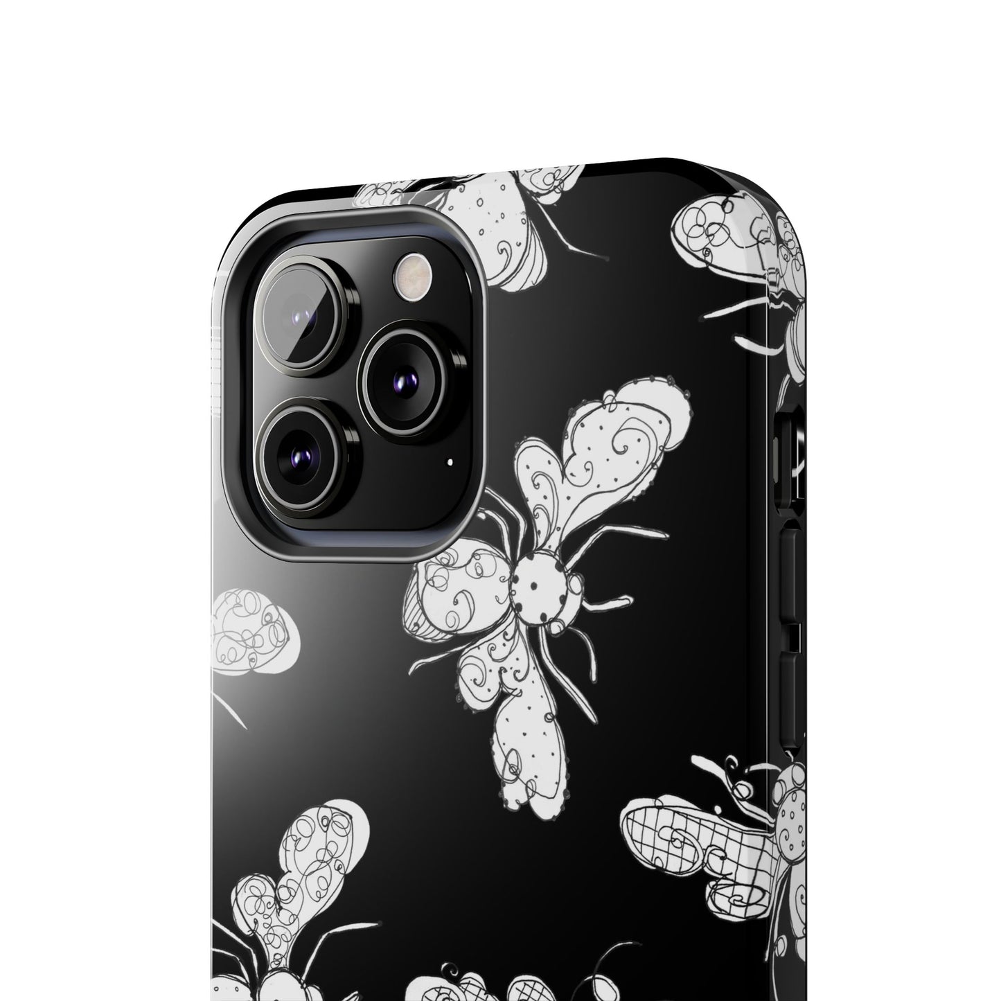 Busy Bee Black Phone Case