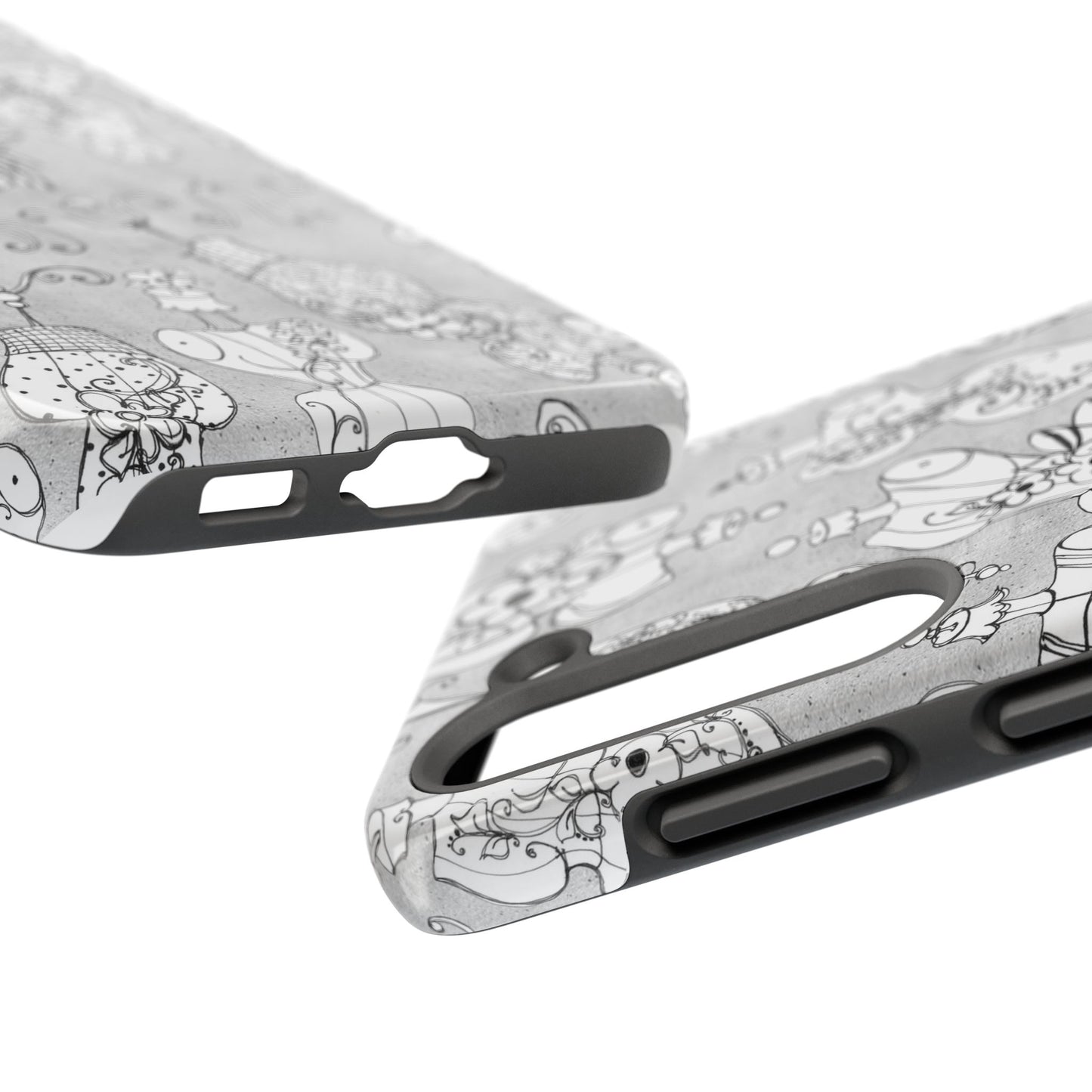 Mannequineque Silver Phone Case