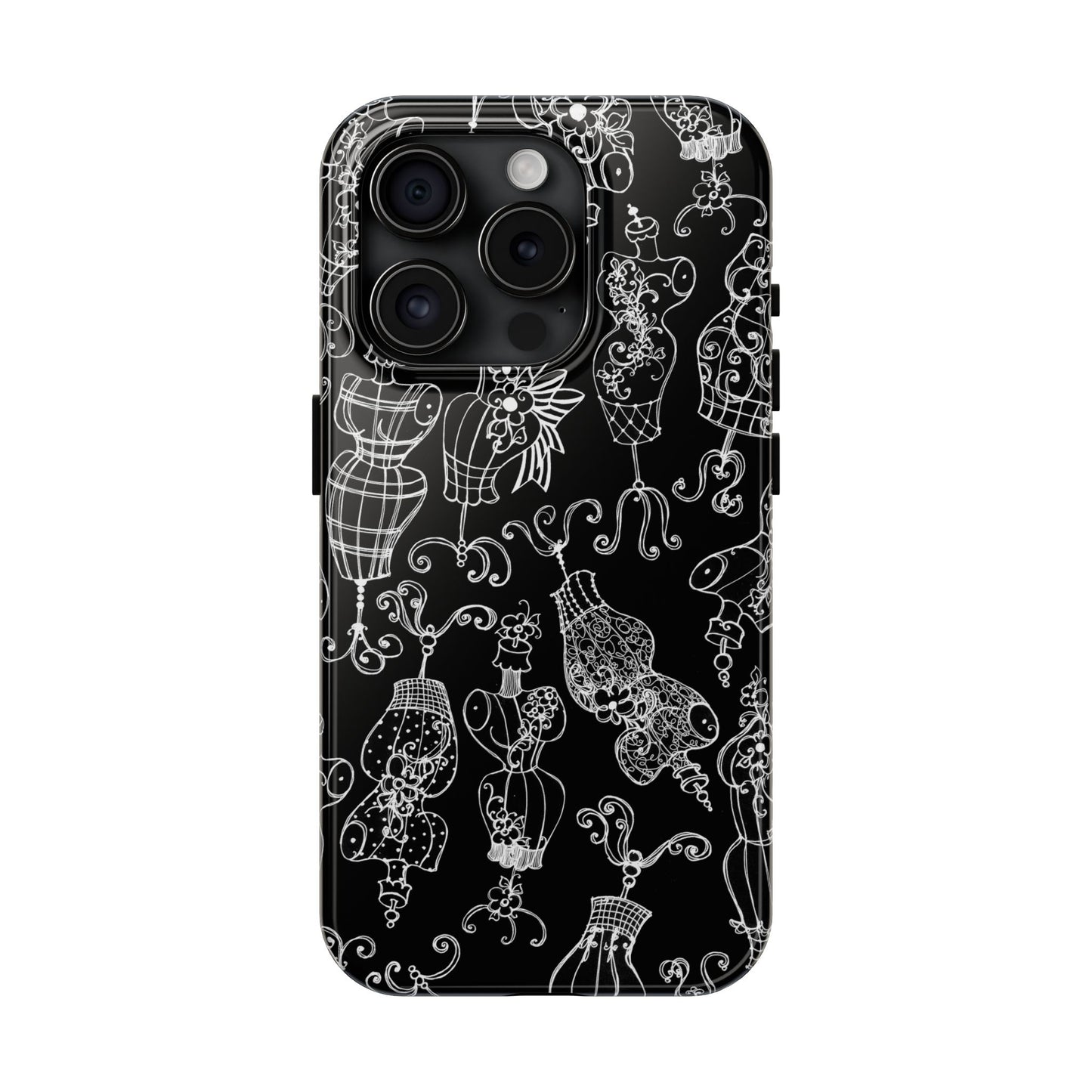 Mannequinique Black / White Phone Case