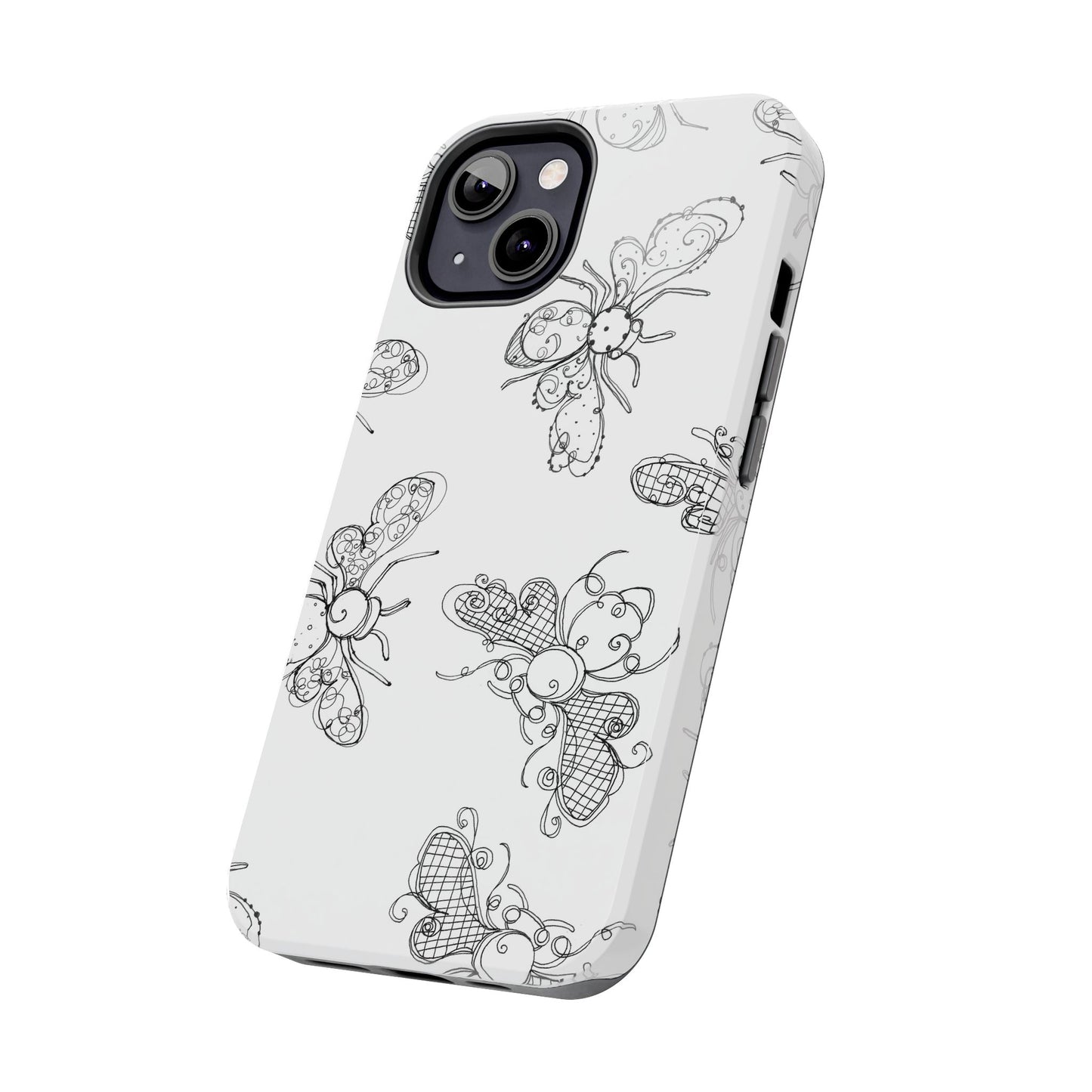 Busy Bees White Phone Case