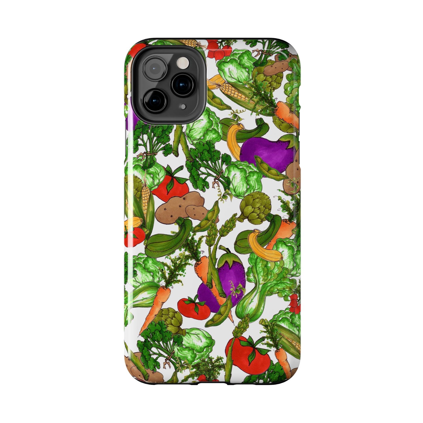 Veggie Jungle White Phone Case