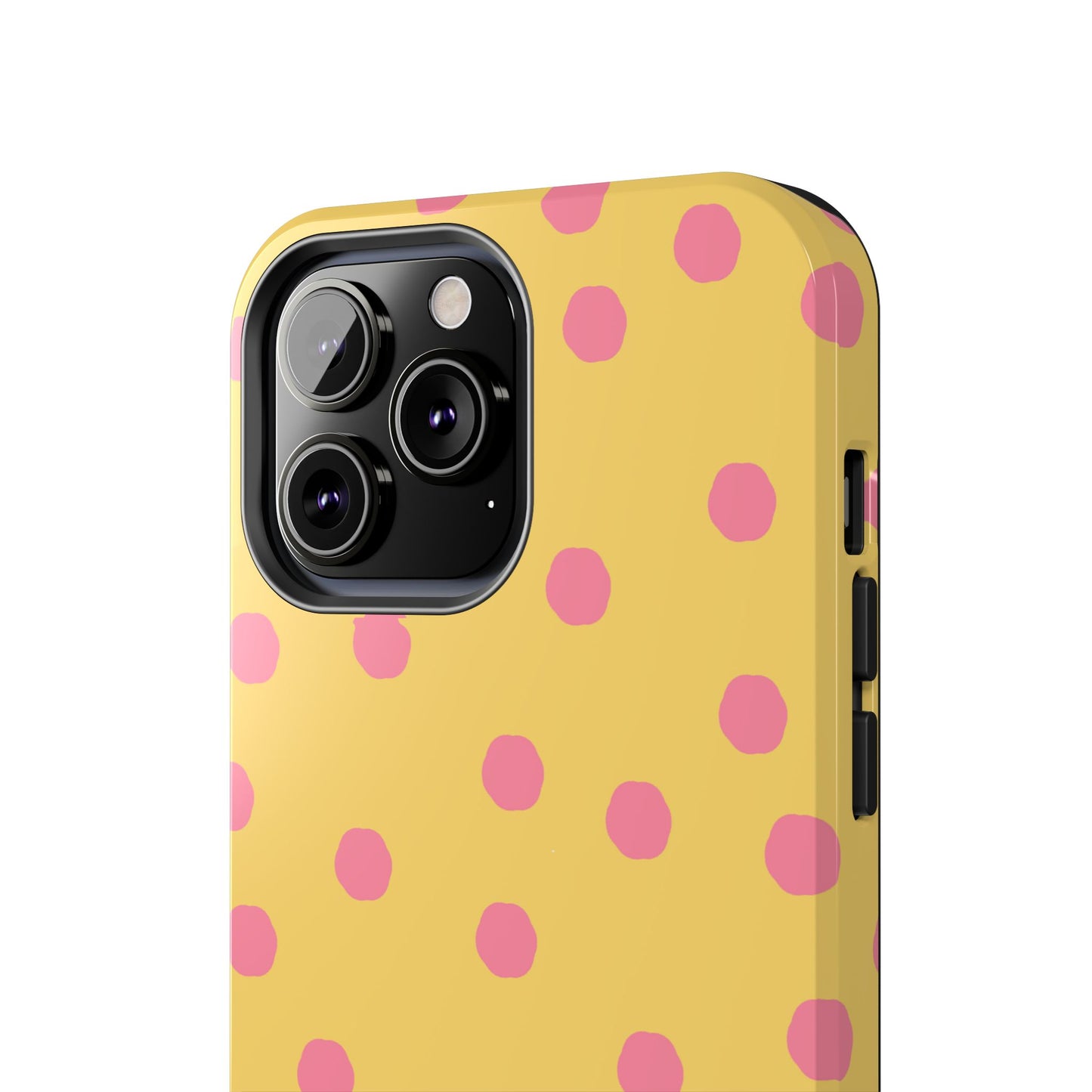Jumbo Dots Yellow / Pink Phone Case