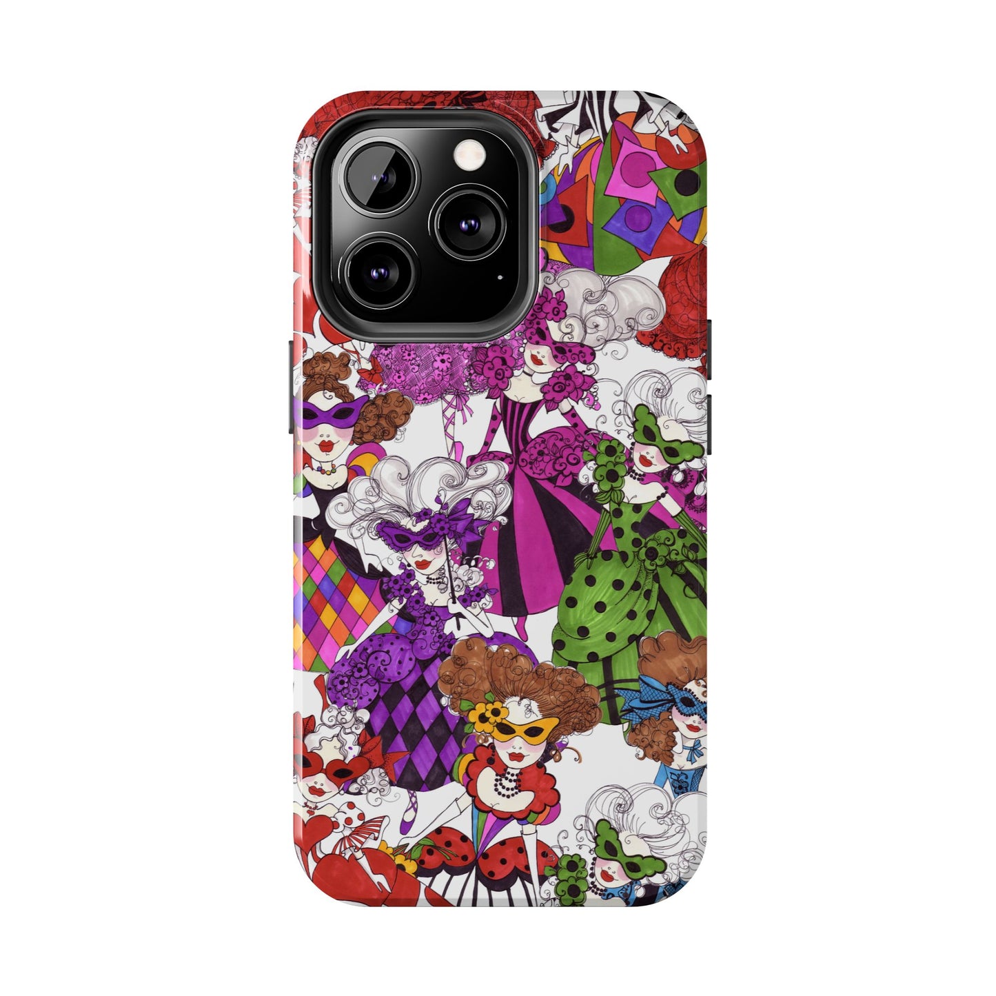 Crowded Dance Floor White Phone Case