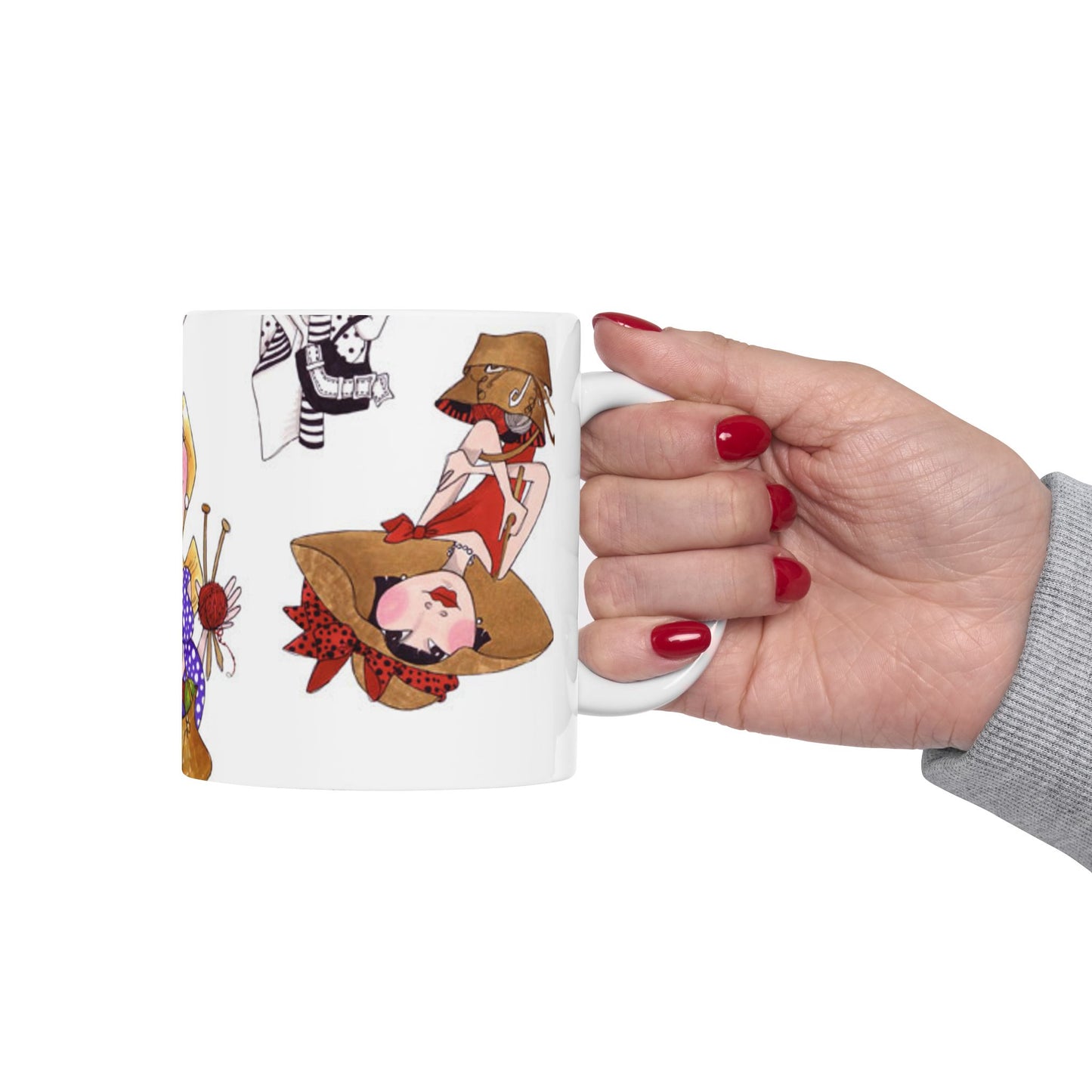 Creative Toss White Cup