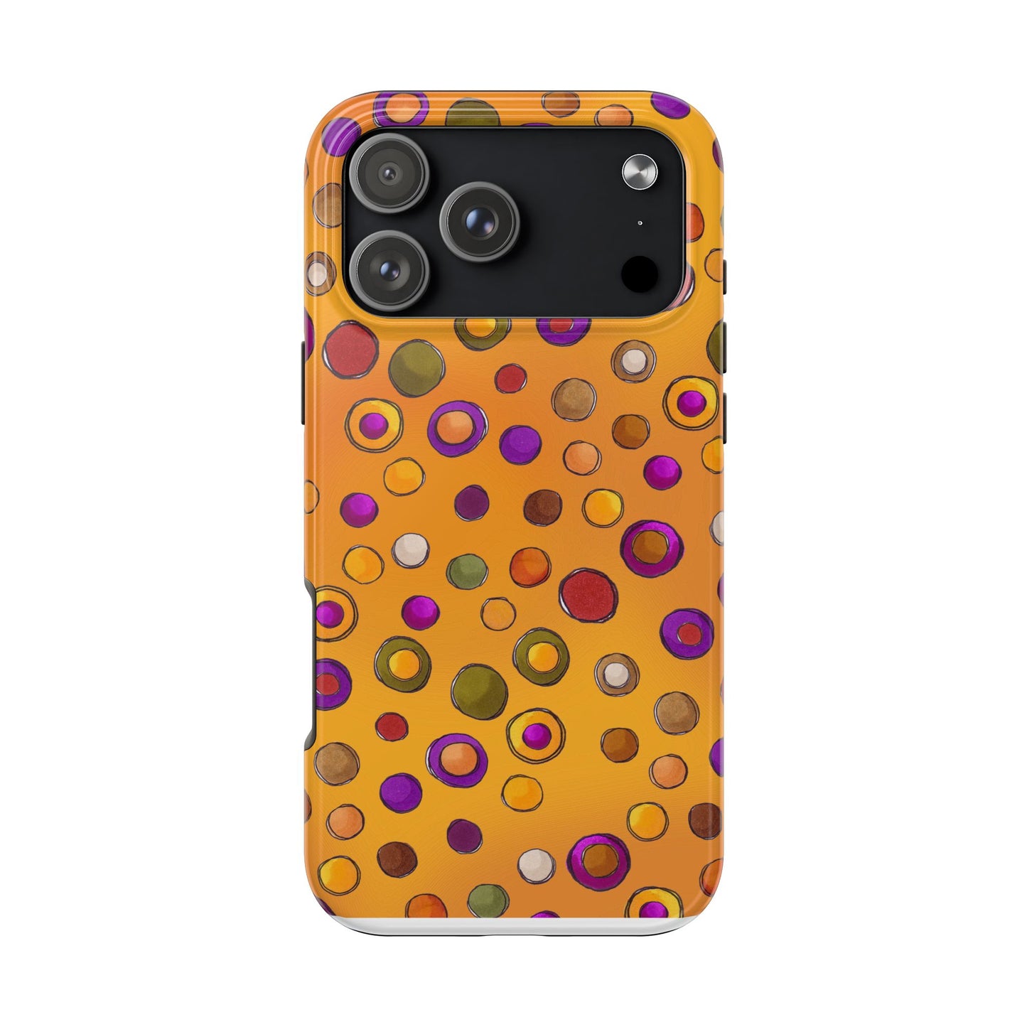 Double Dot Yellow Phone Case