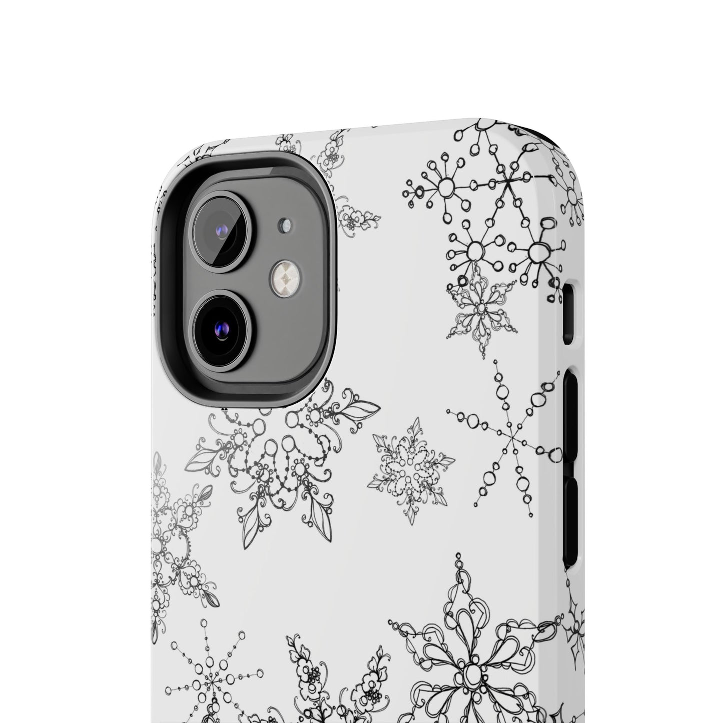 Random Flakes White Phone Case