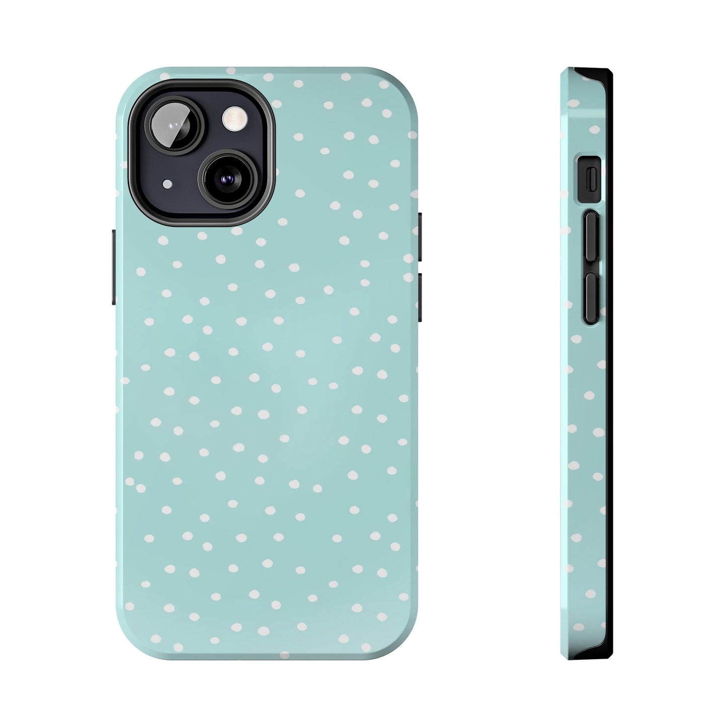 Petite Dots Seafoam / White Phone Case