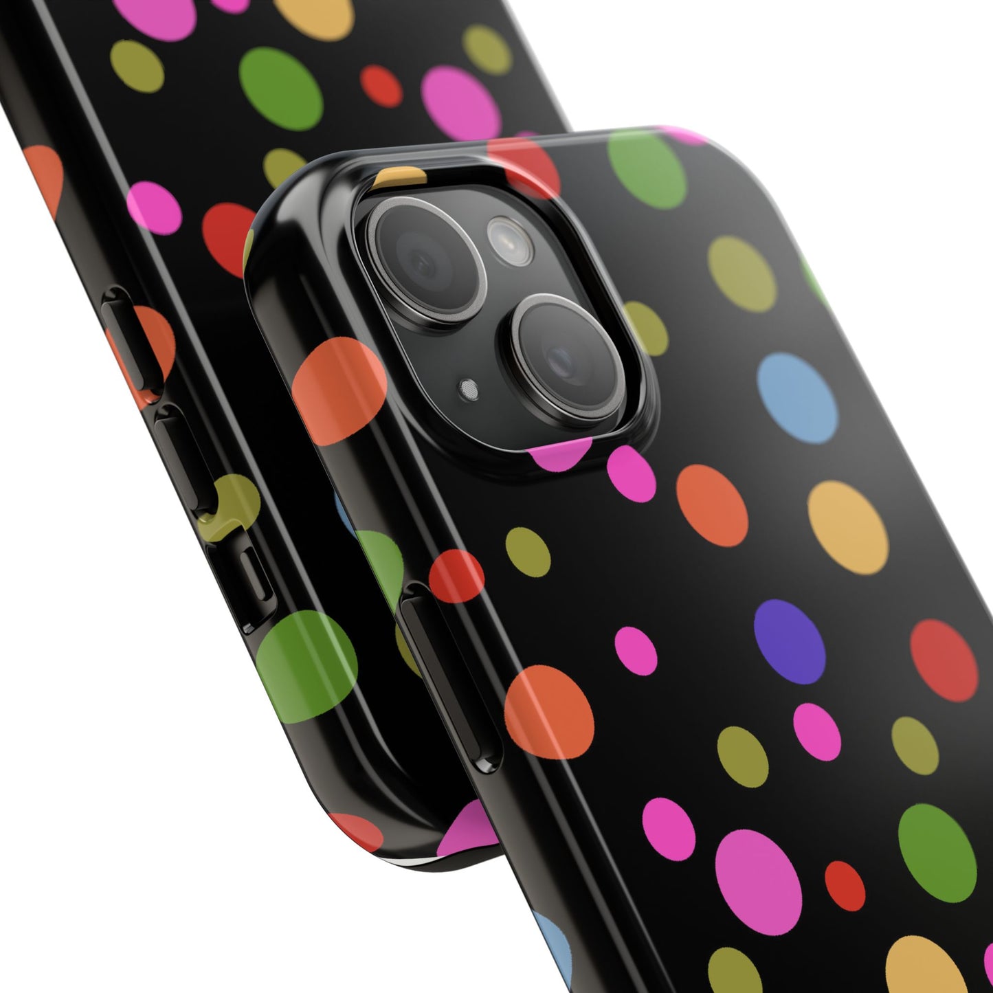 Dot Assortment Black Phone Case