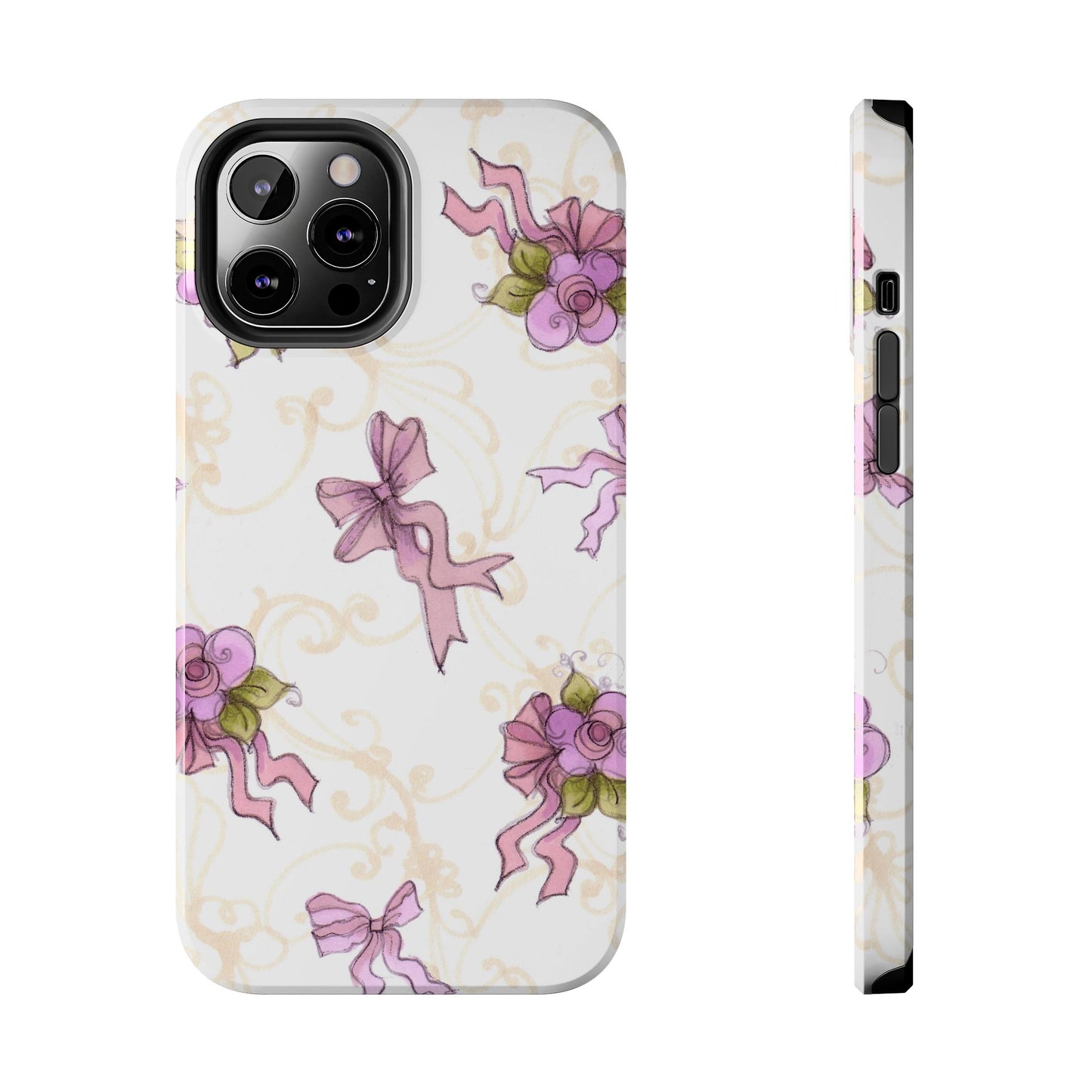 Flower Model Bow Flowers Phone Case