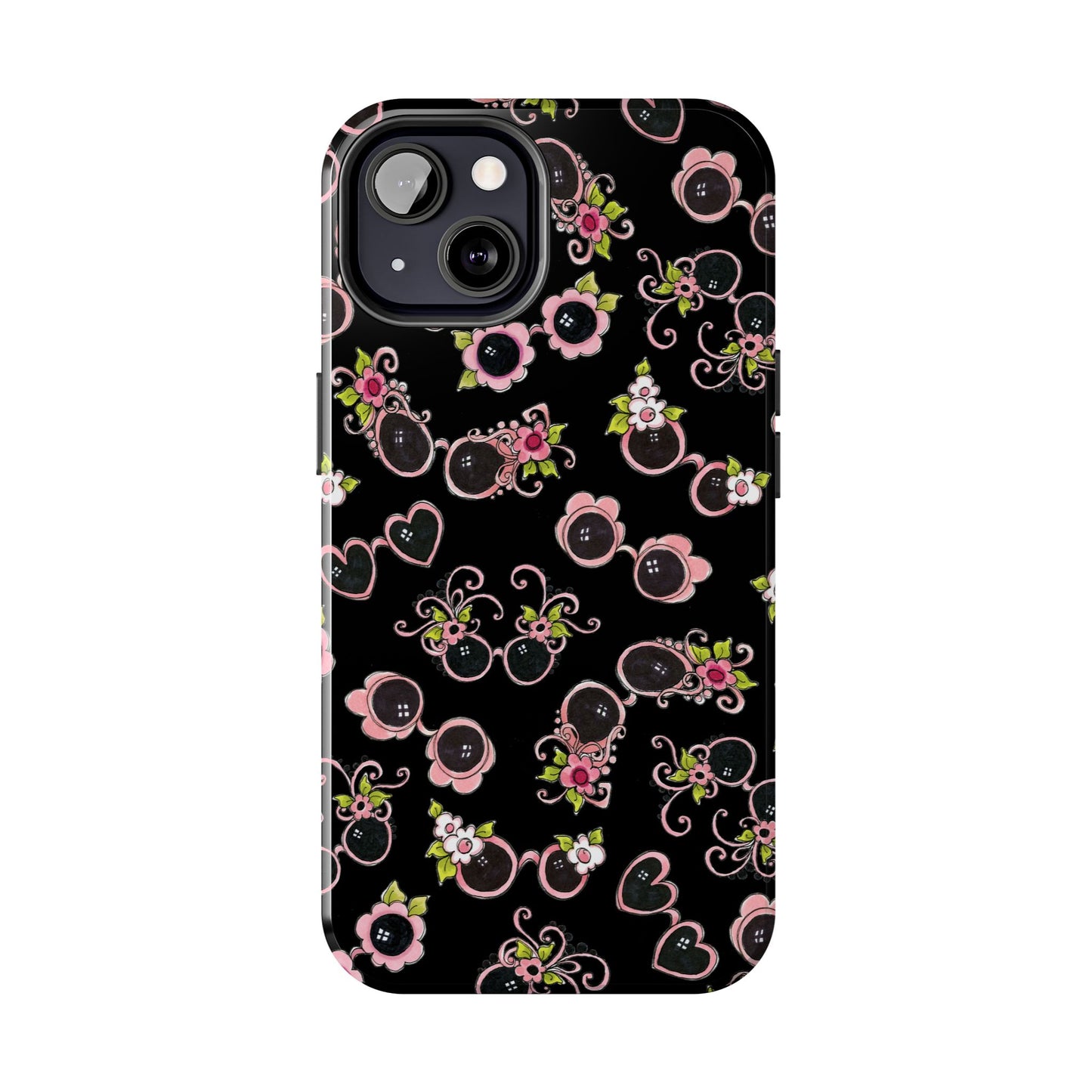 Tossed Shades Black Phone Case