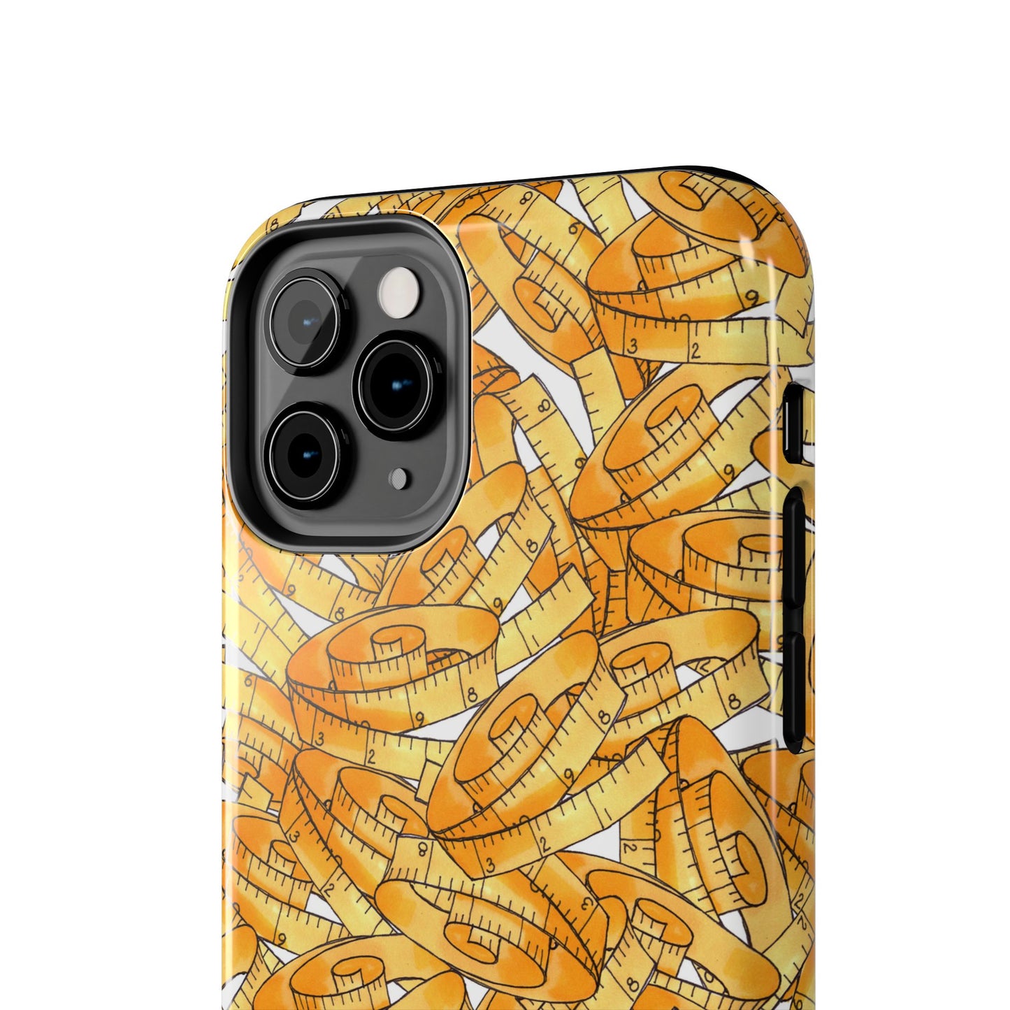 Tape Storm White / Yellow Phone Case