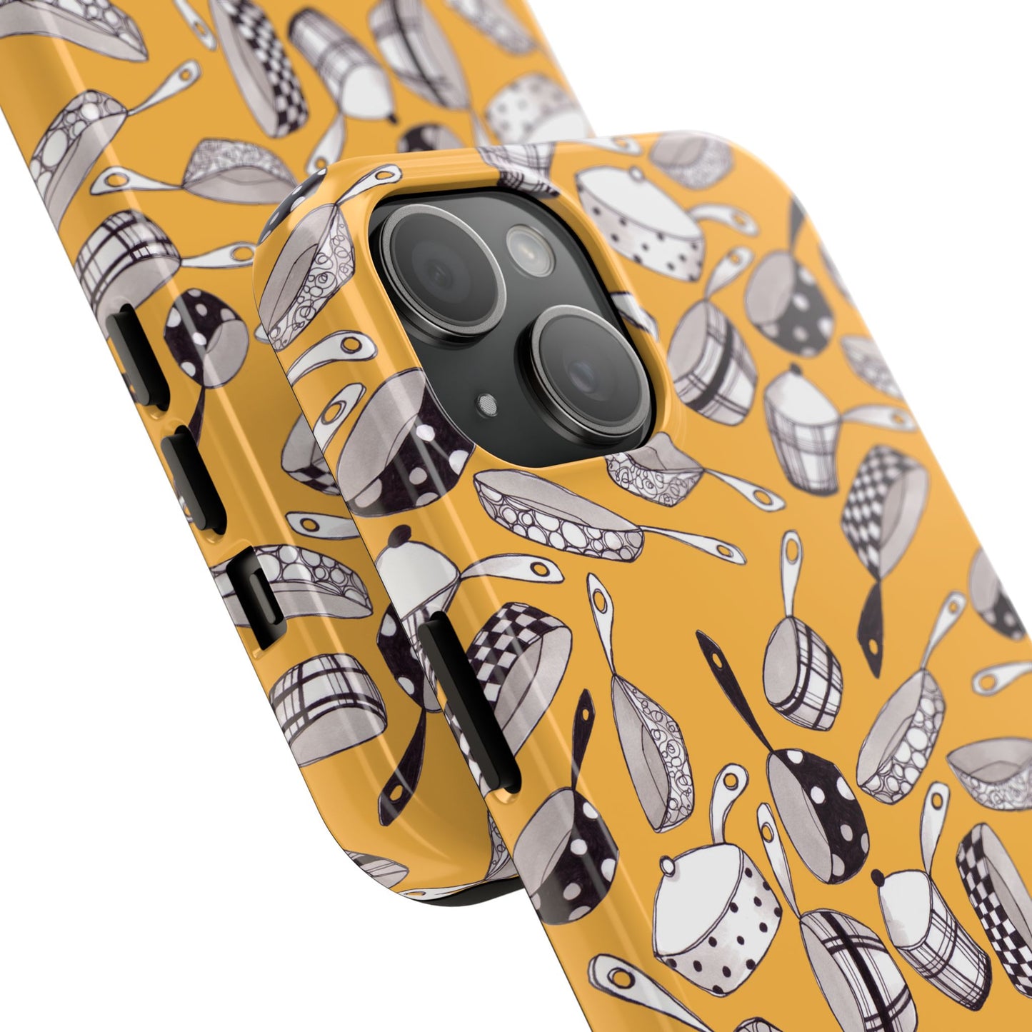 Pots & Pans Flyin' Yellow Phone Case