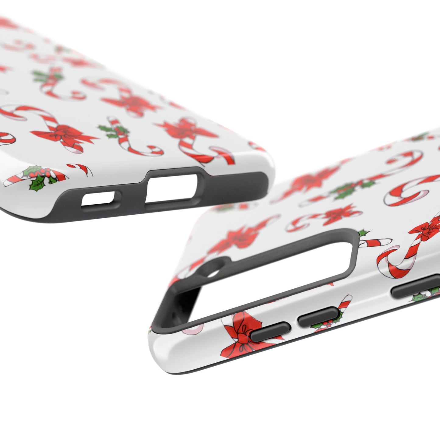Candy Cane Crowd White Phone Case