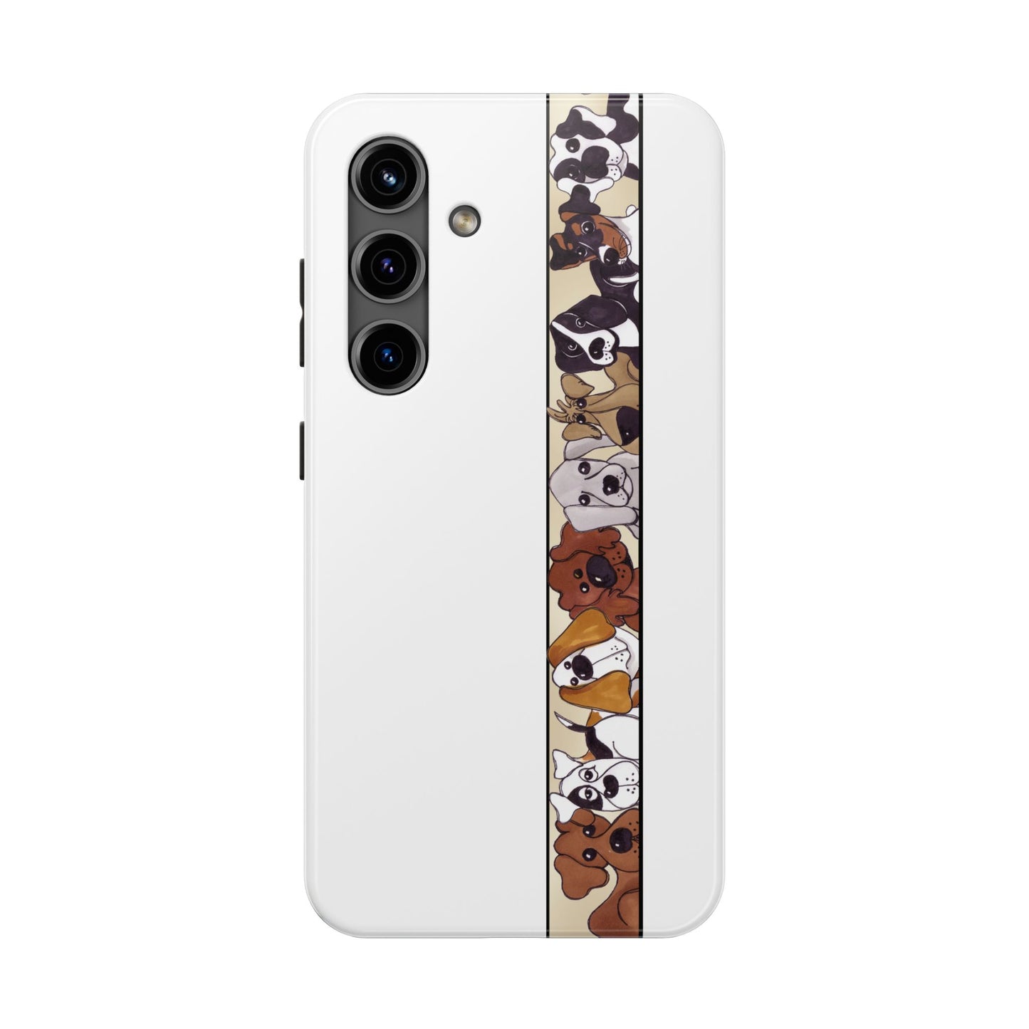 Doggie Delight Border Phone Case