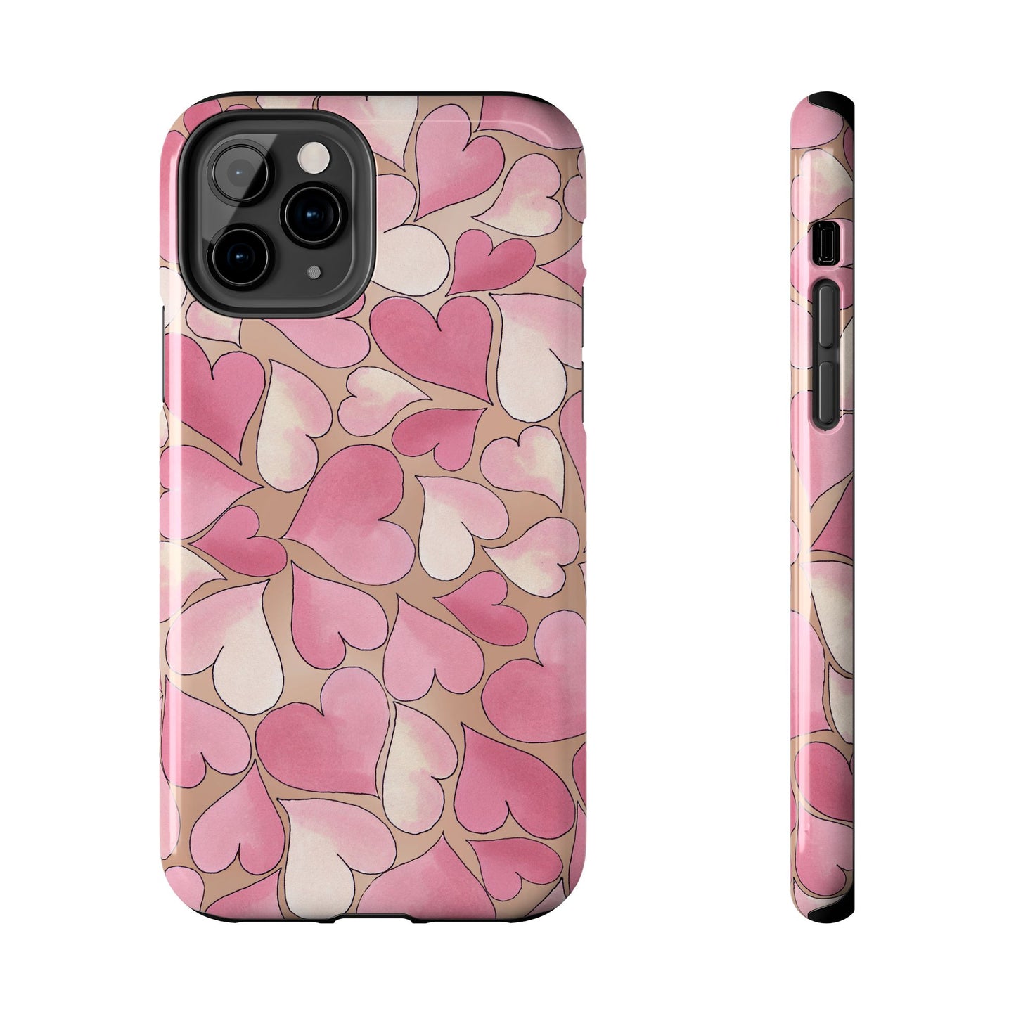 Hearts Malt Phone Case