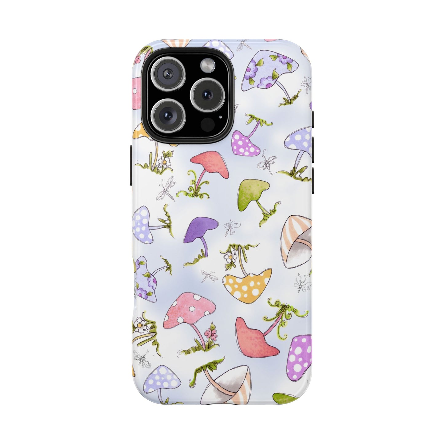 Mushroom Toss Blue Phone Case
