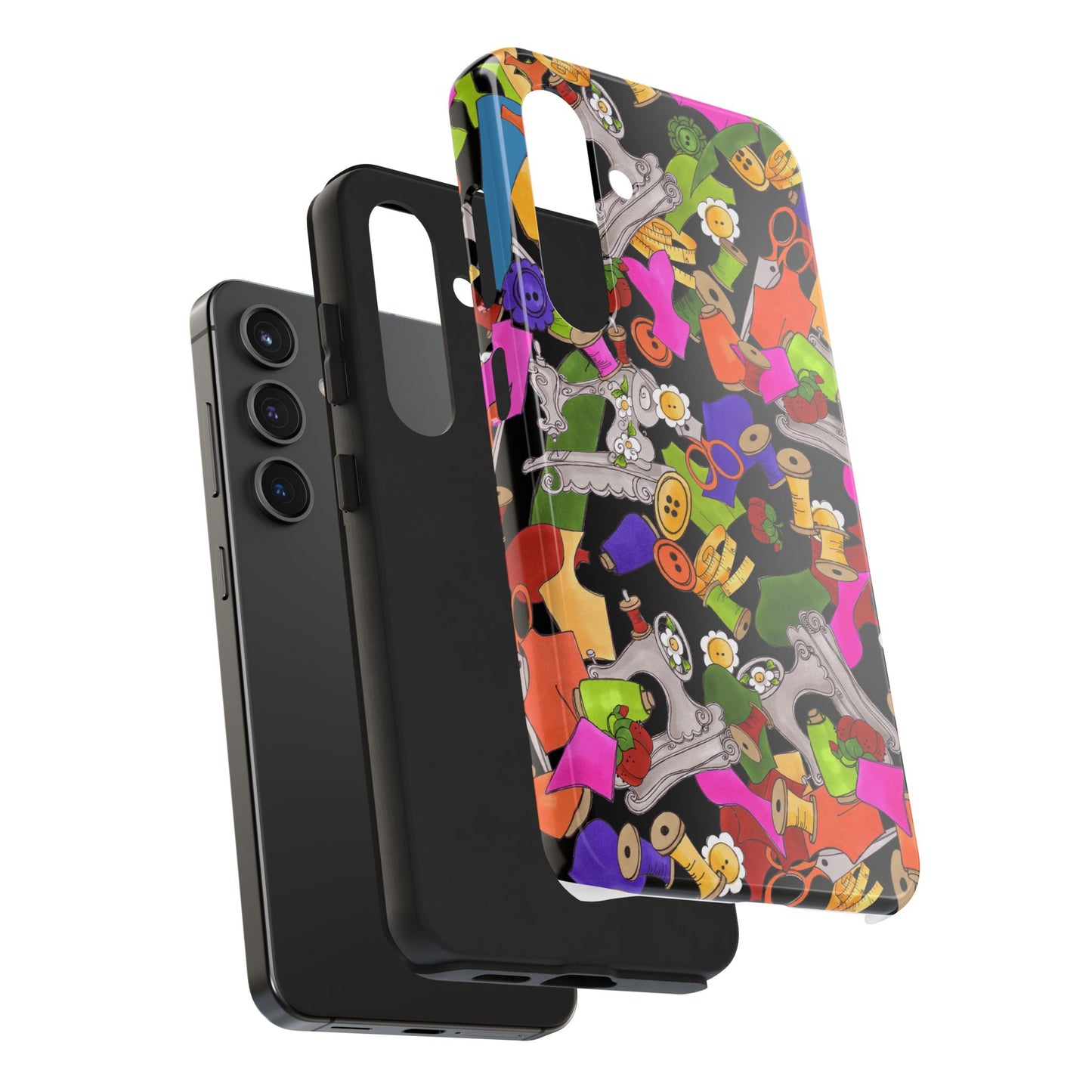 Kaleidasew Black Phone Case