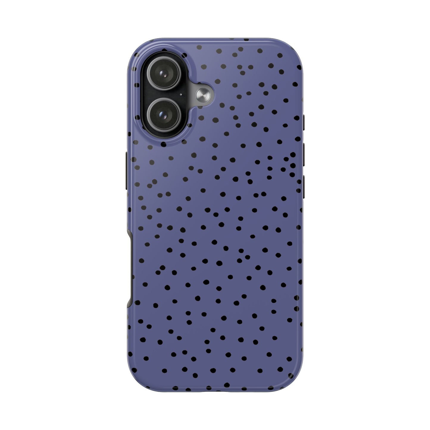 Dinky Dots Blue / Black Phone Case