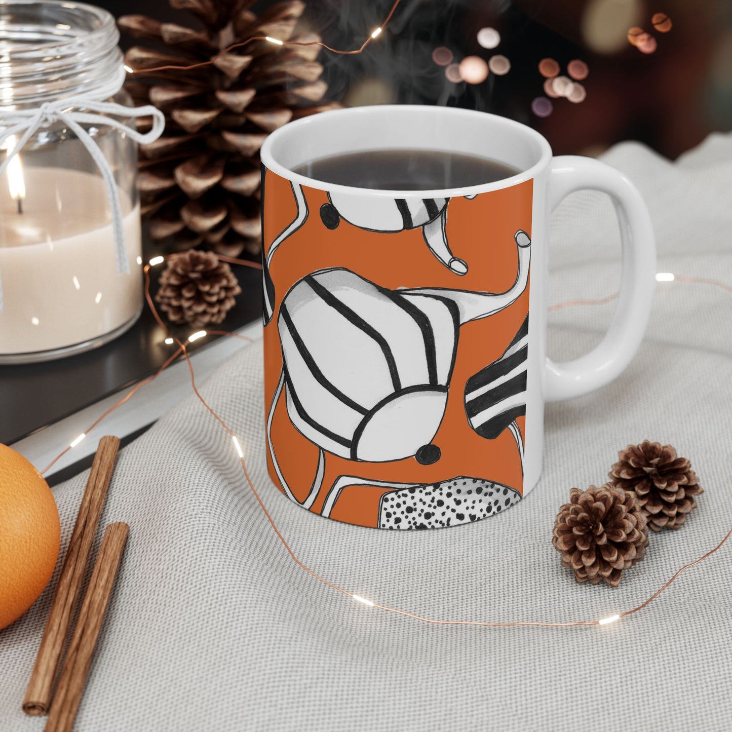 Coffee, Tea Anyone? Orange Cup