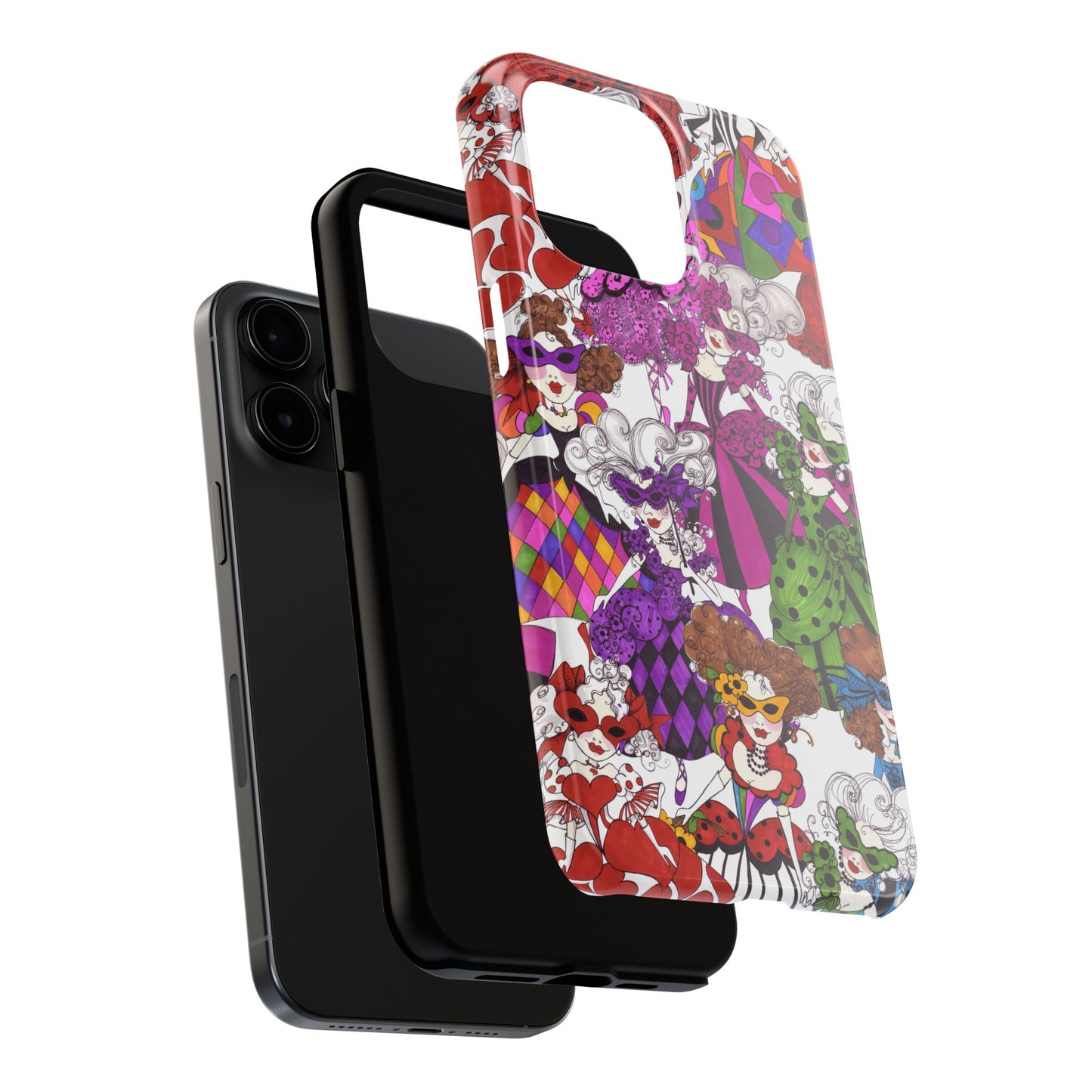 Crowded Dance Floor White Phone Case