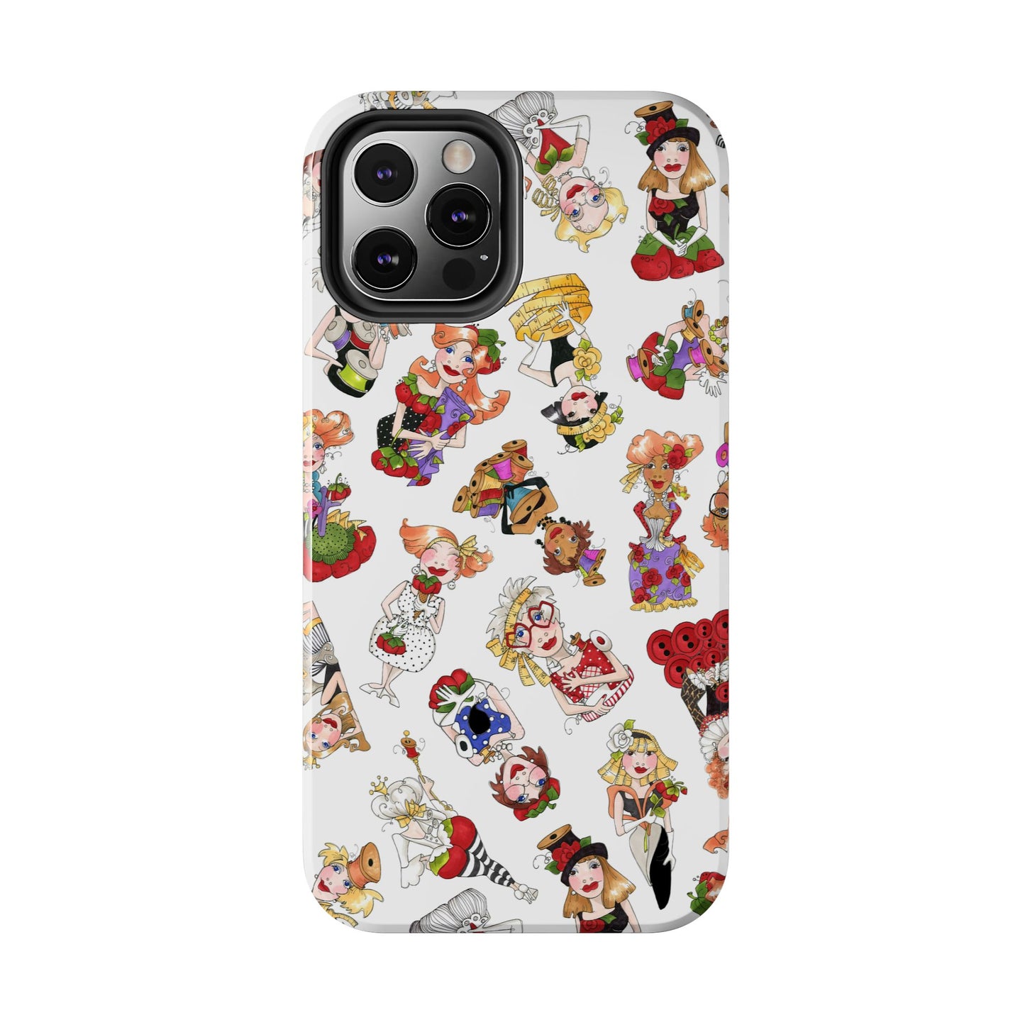 Curious Toss White Phone Case