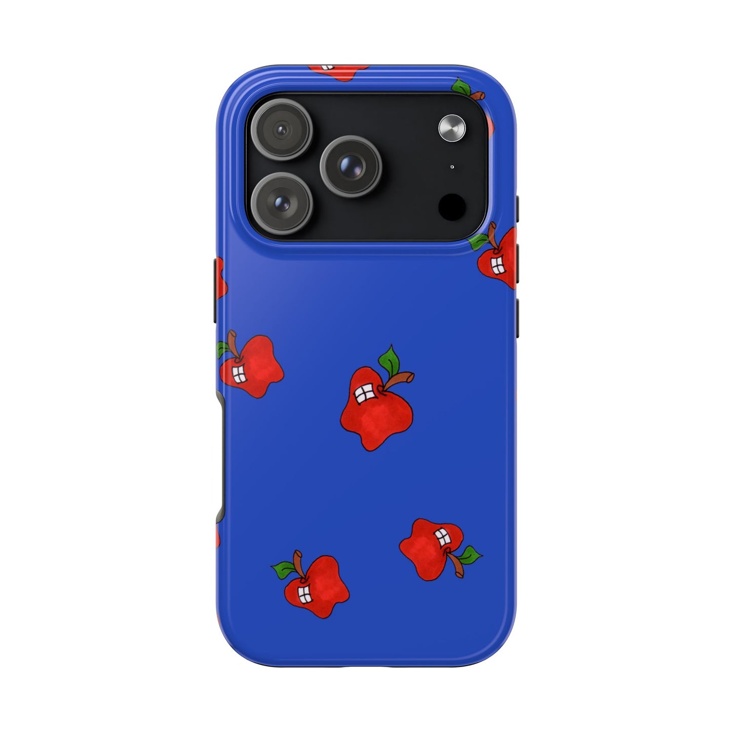 Flying Apples Blue Phone Case
