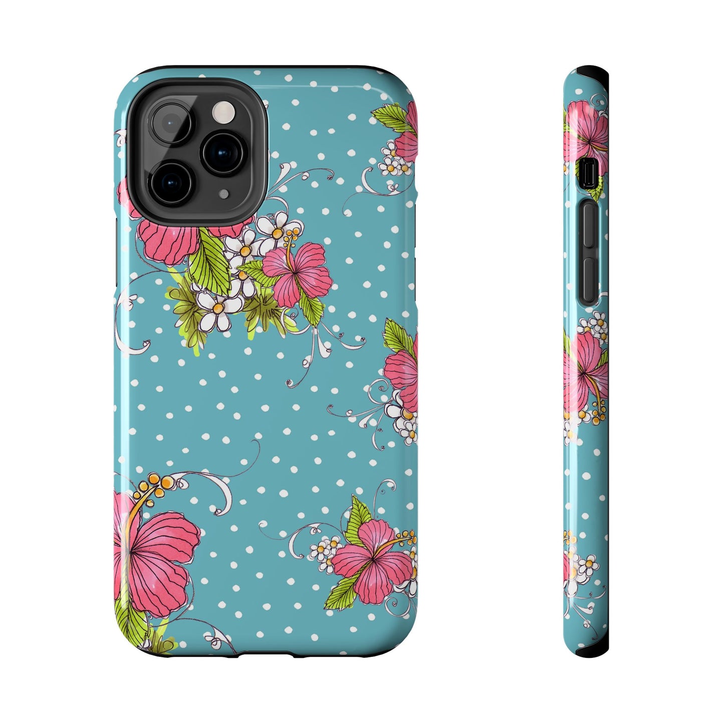 Lady Luau Turquoise Phone Case