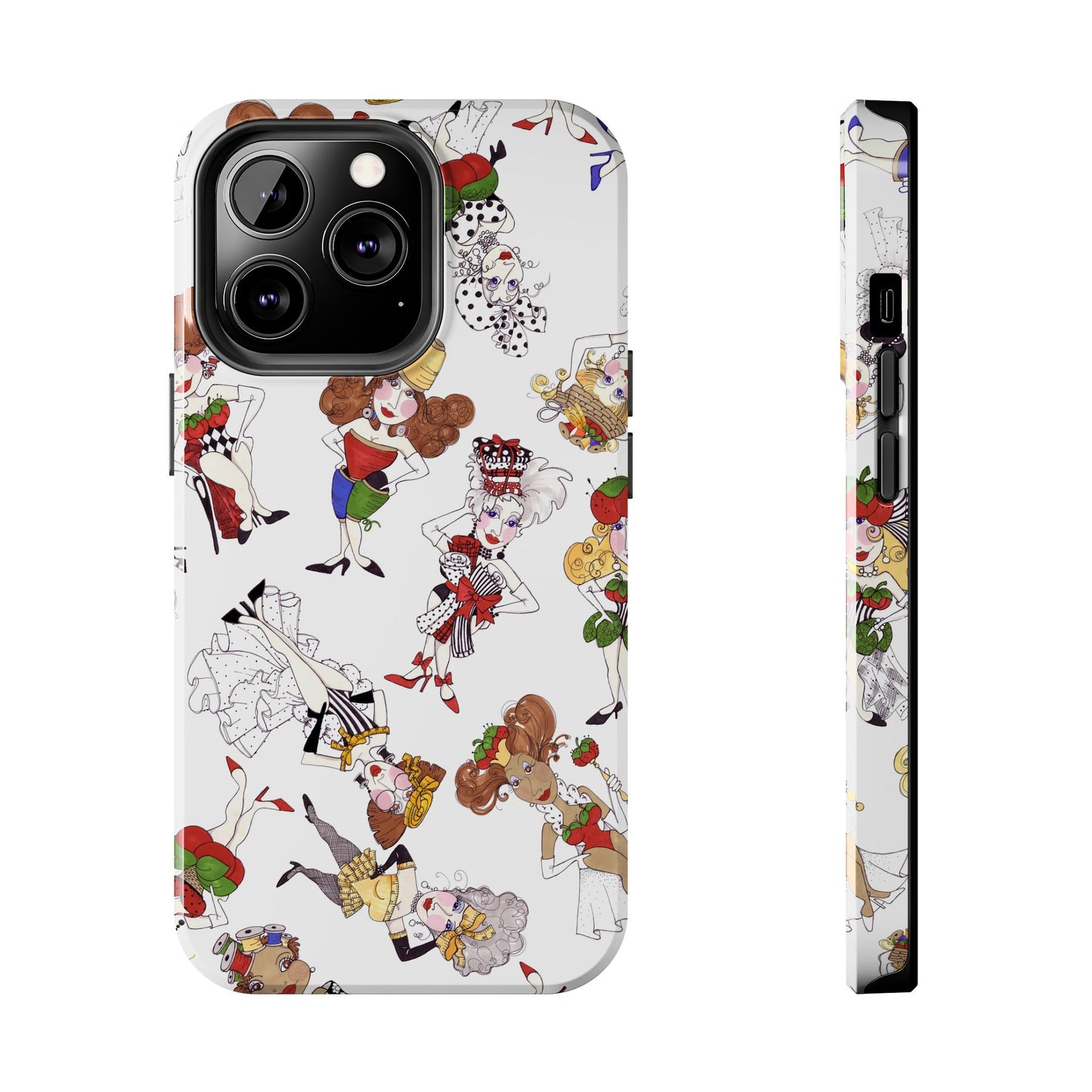 Sew Tossed White Phone Case