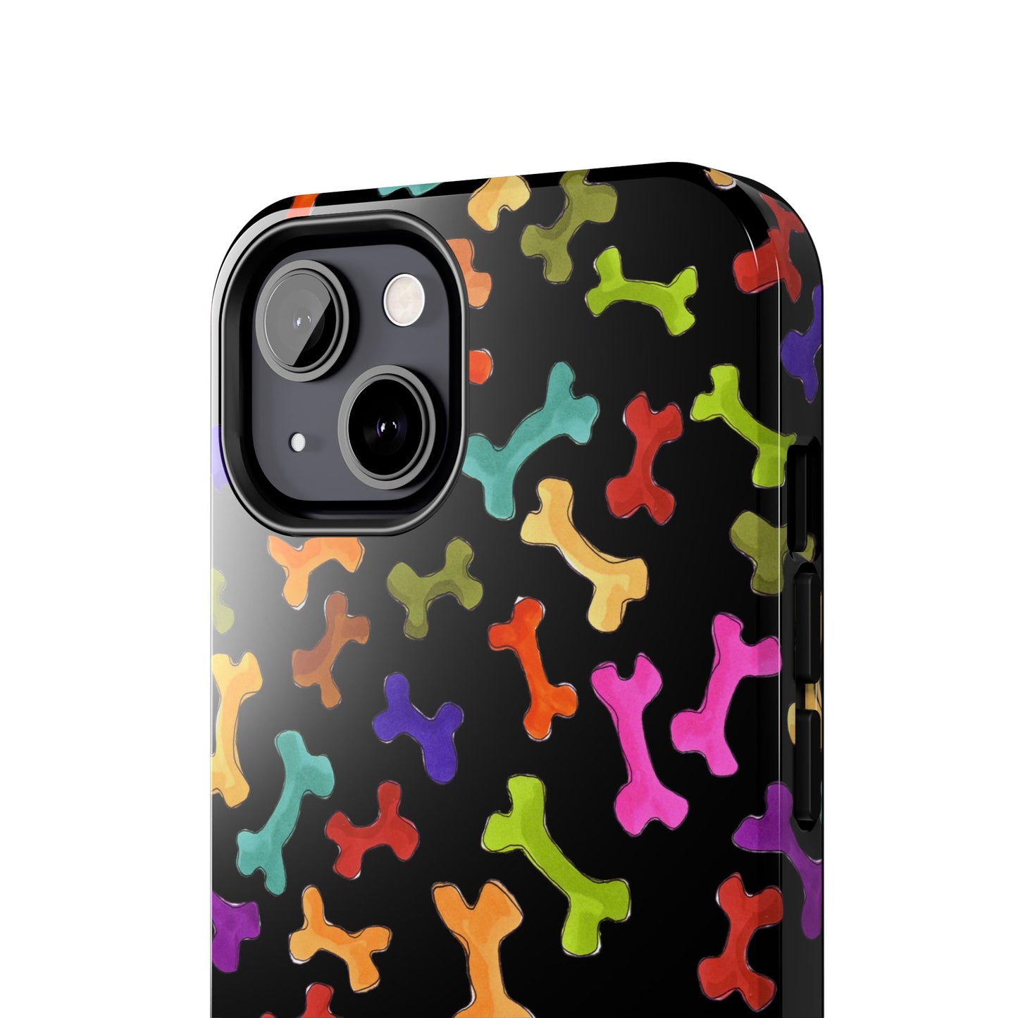 Happy Bones Black Phone Case