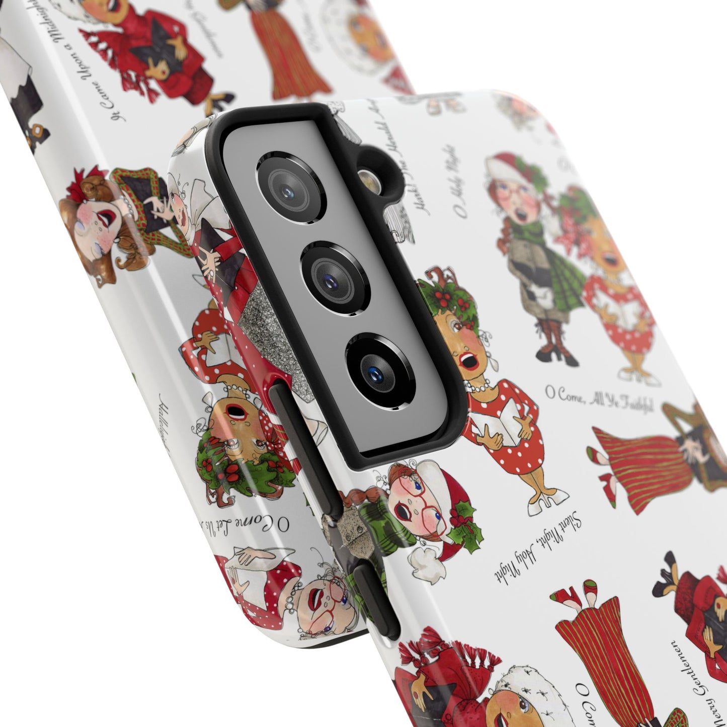 Tossed Carolers Phone Case